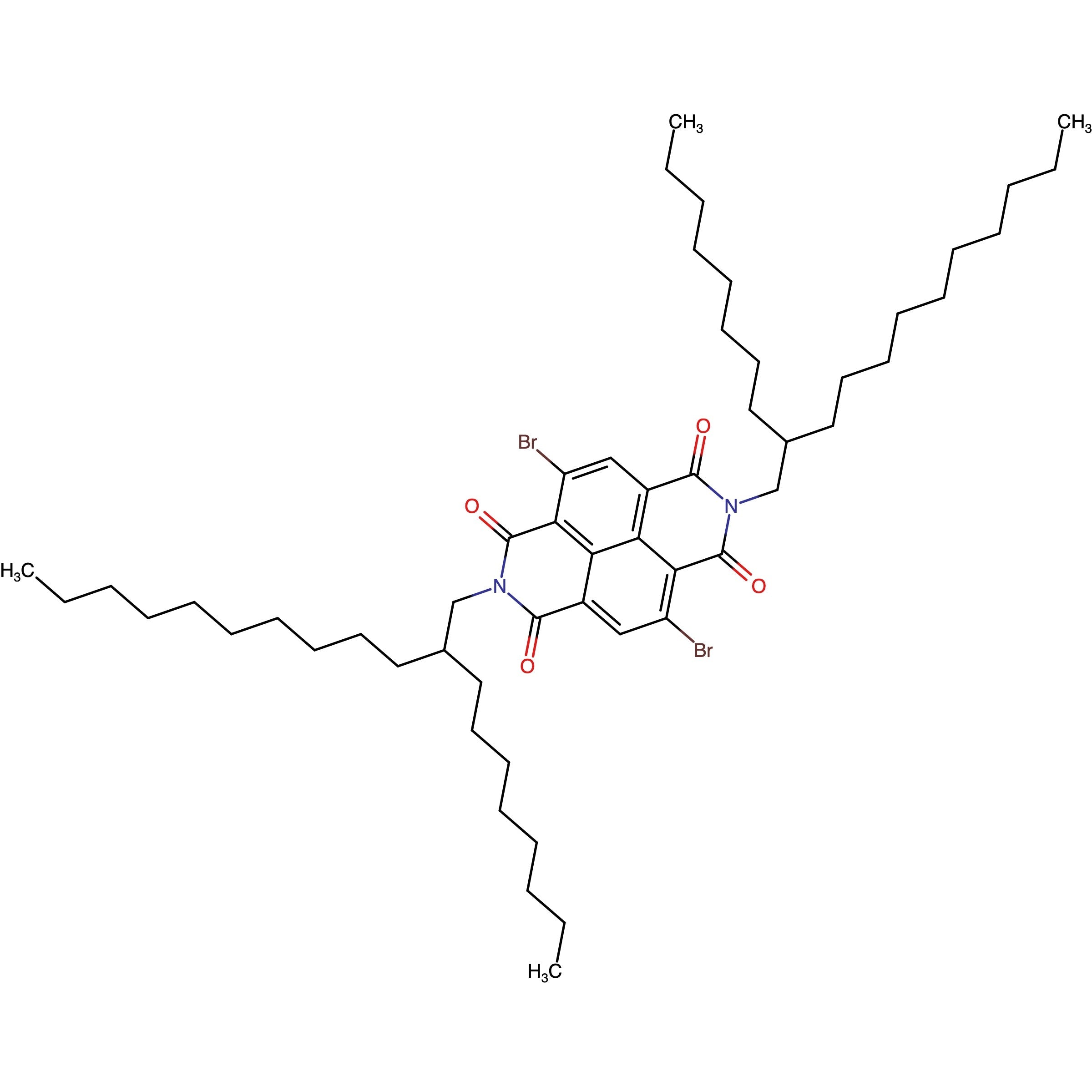 CAS 1100243-35-3 | 4,9-Dibromo-2,7-bis(2-octyldodecyl)benzo[lmn][3,8]phenanthroline-1,3,6,8(2H,7H)-tetrone | MFCD27923035