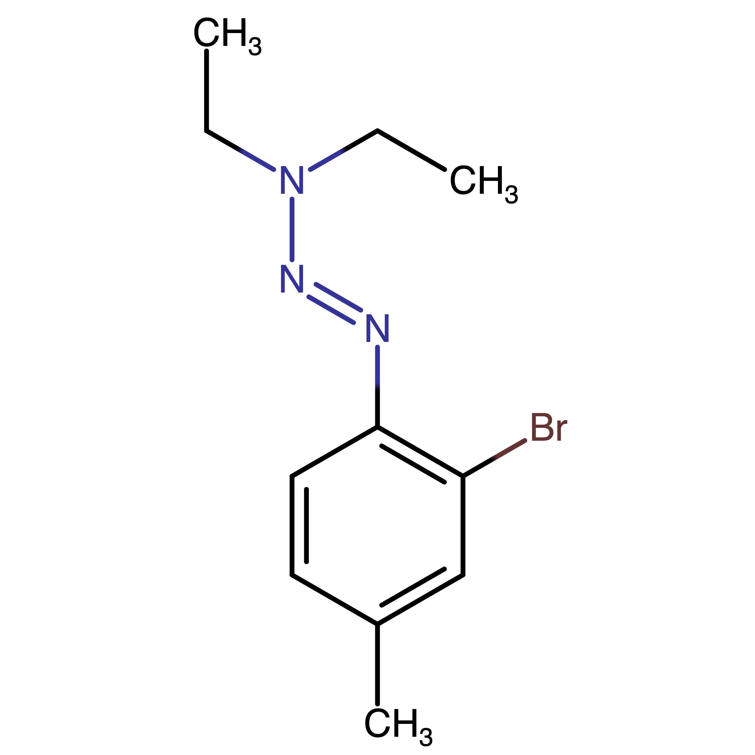 CAS 1603815-91-3 | (E)-1-(2-Bromo-4-methylphenyl)-3,3-diethyltriaz-1-ene