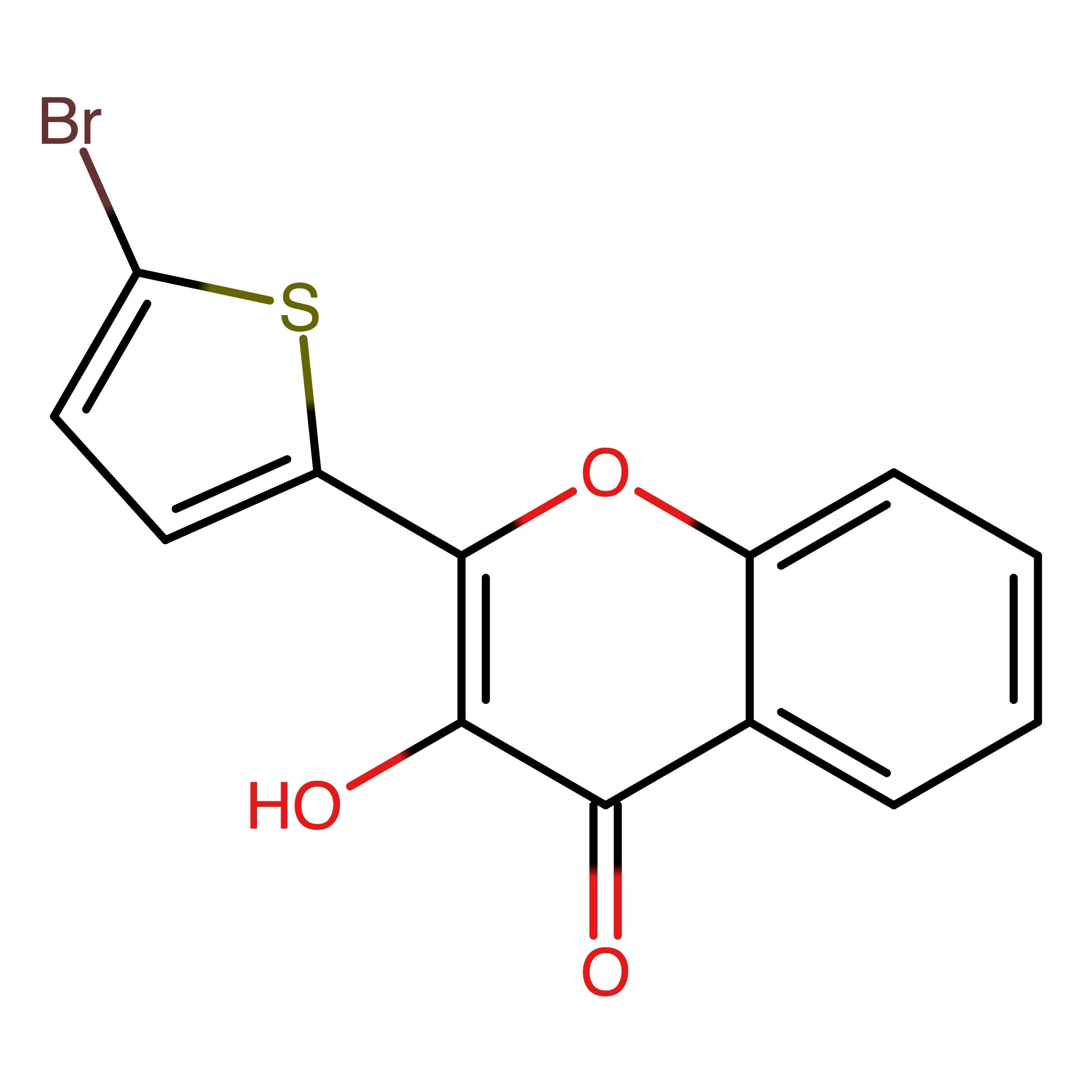 CAS 1231211-15-6 | 2-(5-Bromothiophen-2-yl)-3-hydroxy-chromen-4-one