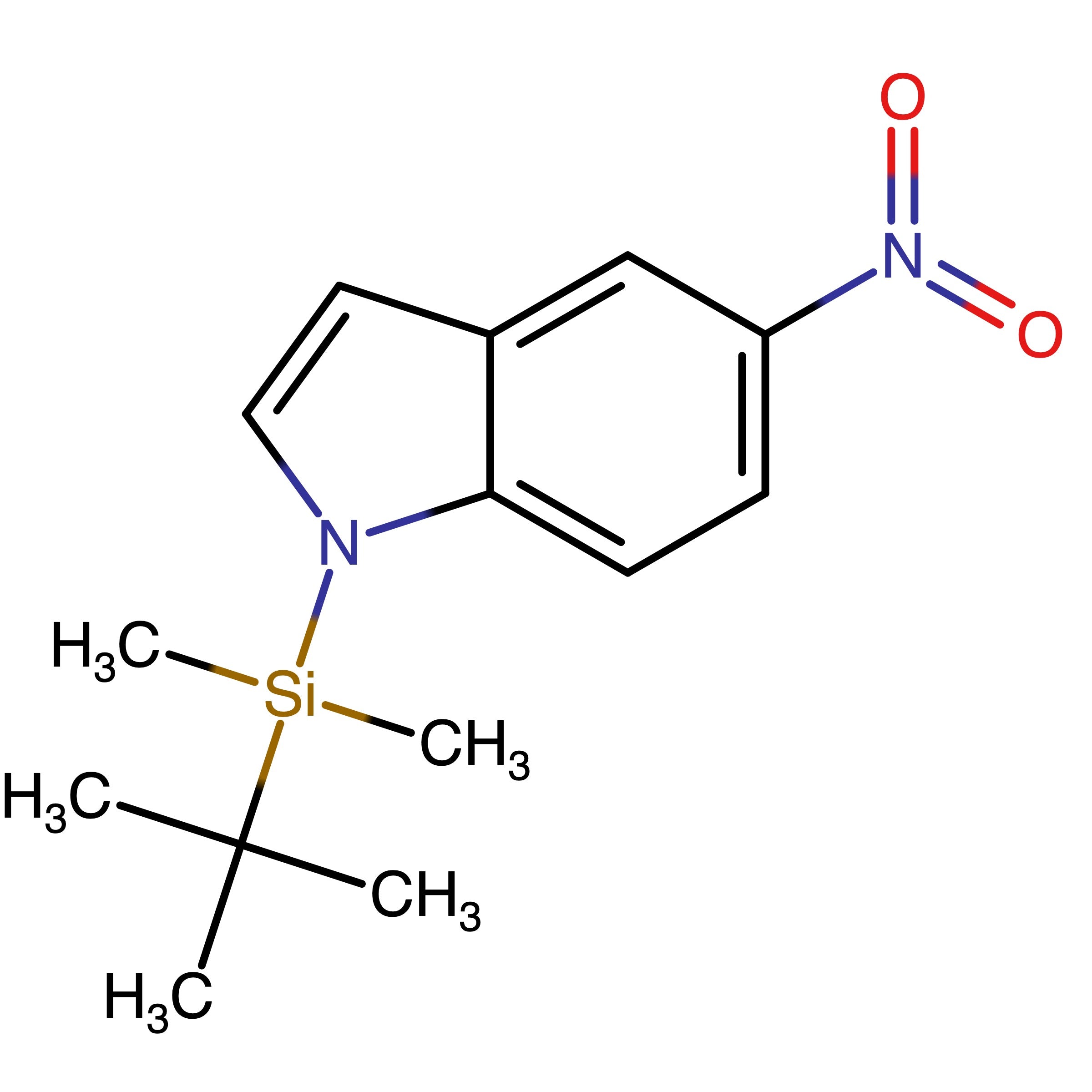 CAS 1558048-84-2 | 1-(tert-Butyldimethylsilyl)-5-nitro-1H-indole | MFCD29043729