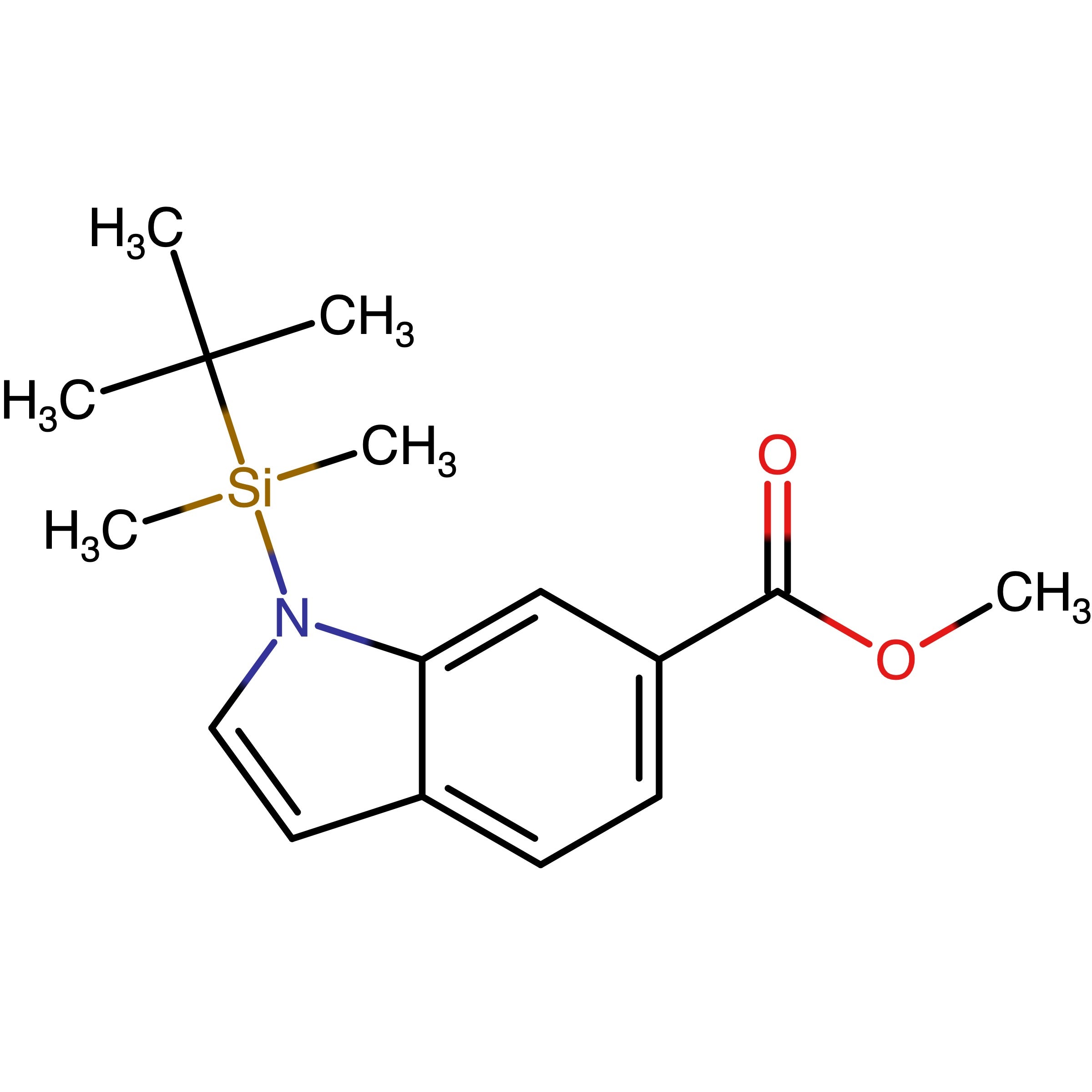 CAS 1558048-86-4 | Methyl-1-(tert-butyldimethylsilyl)-1H-indole-6-carboxylate