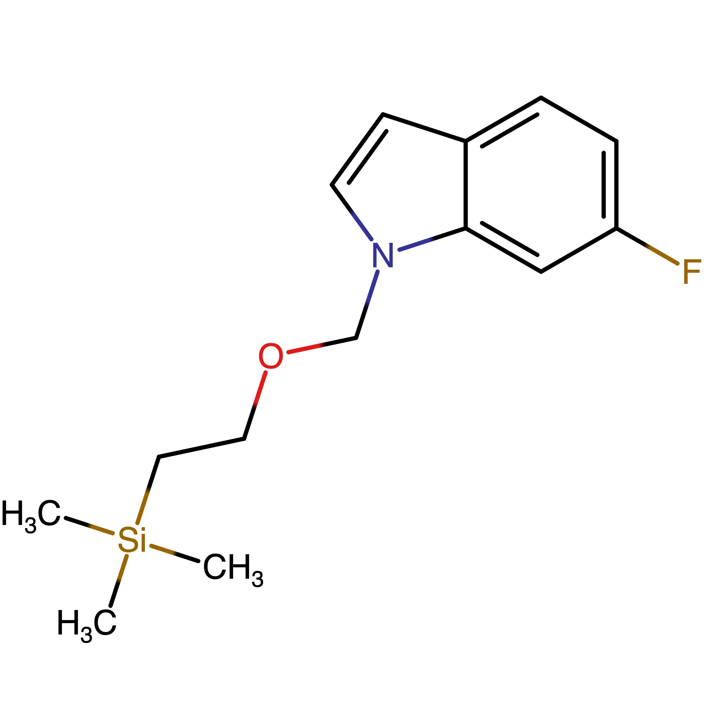 CAS 1558048-85-3 | 6-Fluoro-1-((2-(trimethylsilyl)ethoxy)methyl)-1H-indole