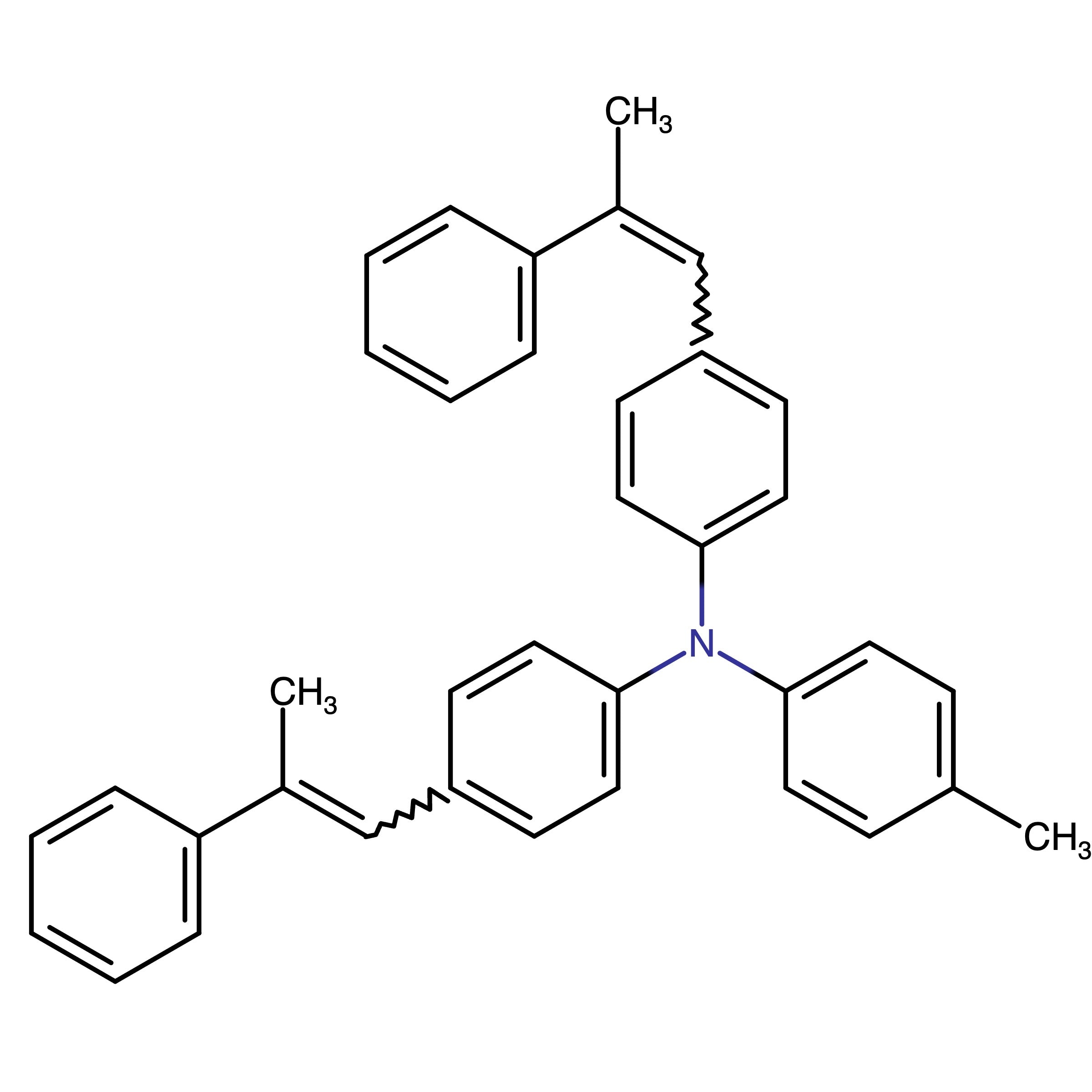 CAS 1488369-35-2 | 4-Methyl-N,N-bis(4-(2-phenylprop-1-en-1-yl)phenyl)aniline