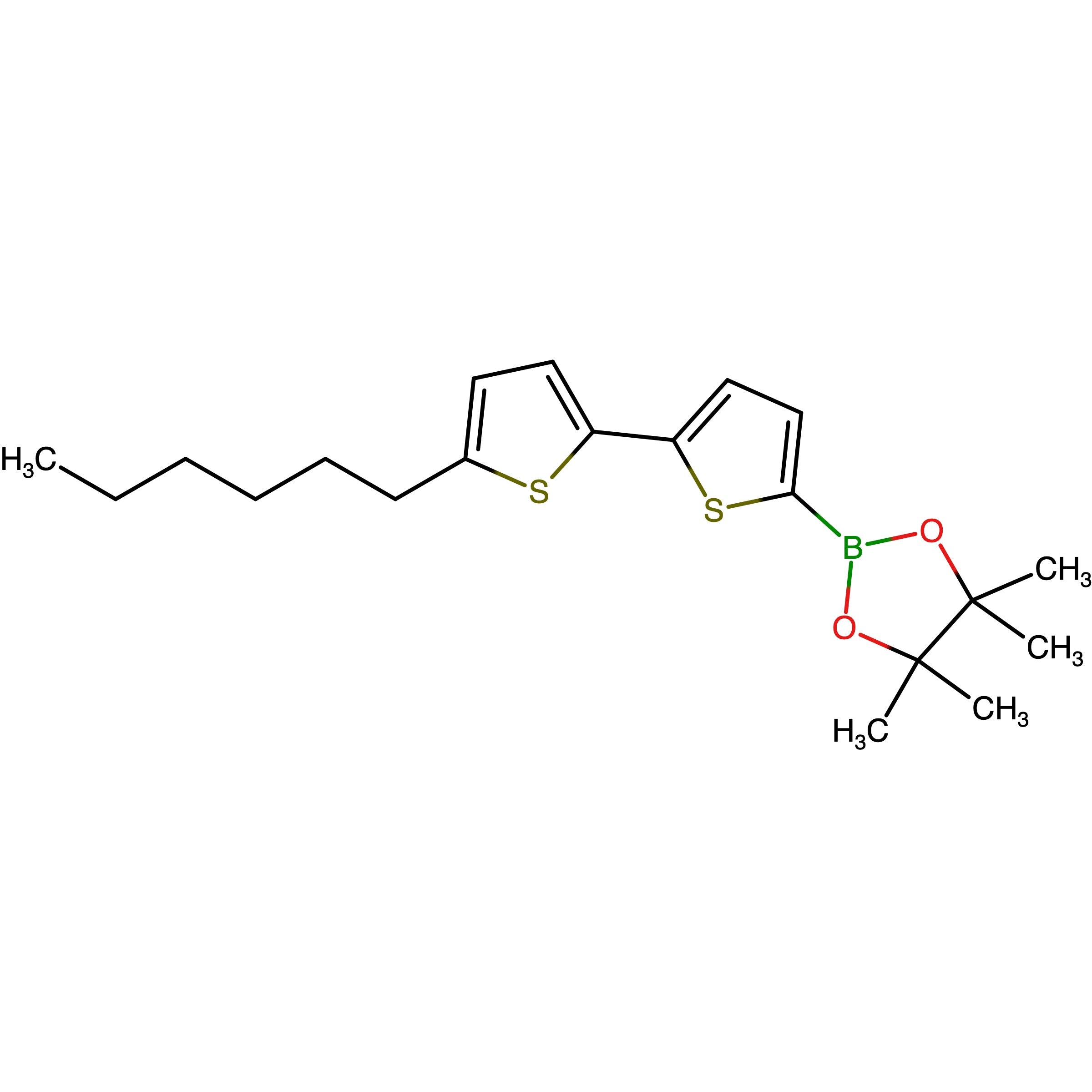 CAS 579503-59-6 | 5'-Hexyl-2,2'-bithiophene-5-boronic acid pinacol ester | MFCD05664380