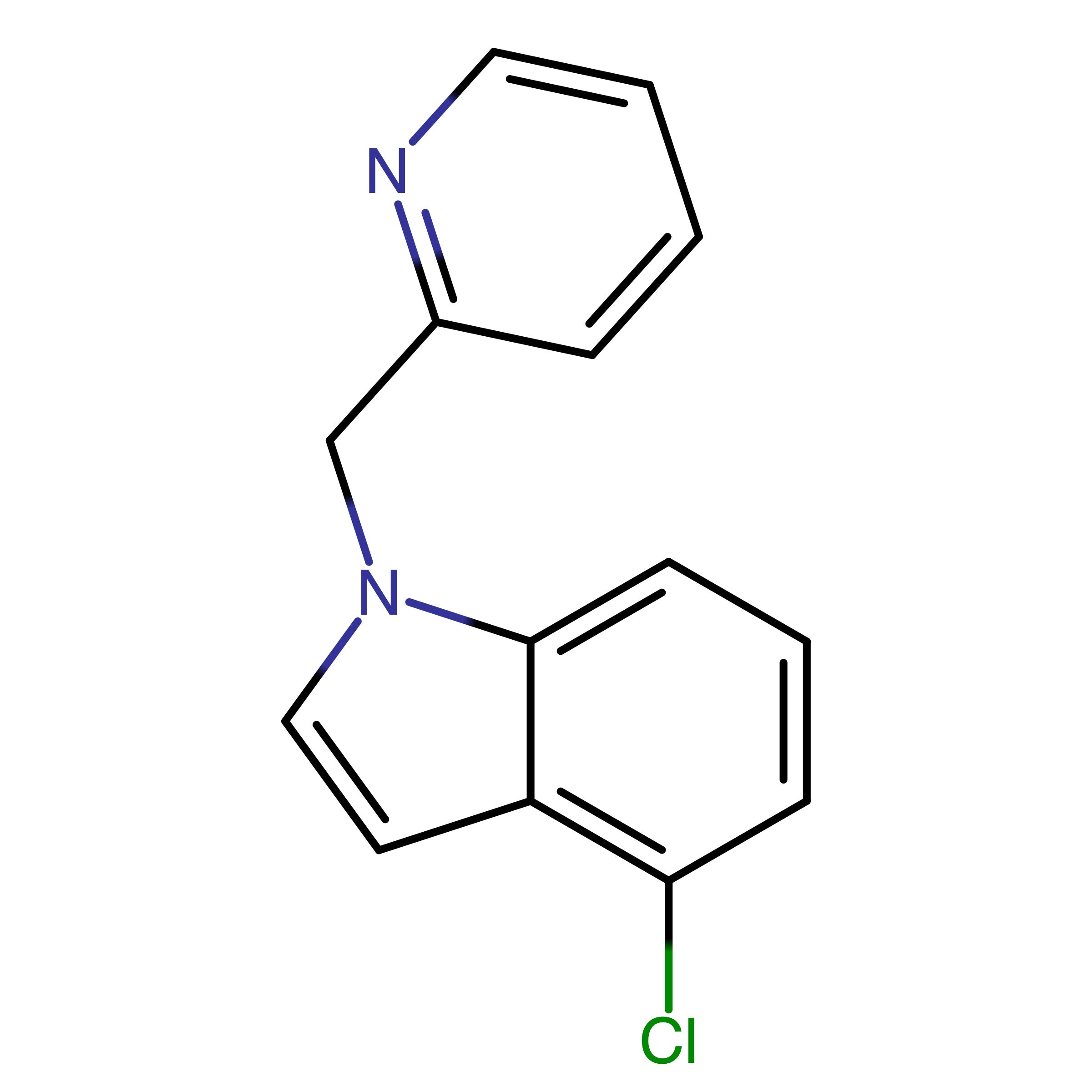 CAS 1527481-76-0 | 4-Chloro-1-(pyridin-2-ylmethyl)-1H-indole