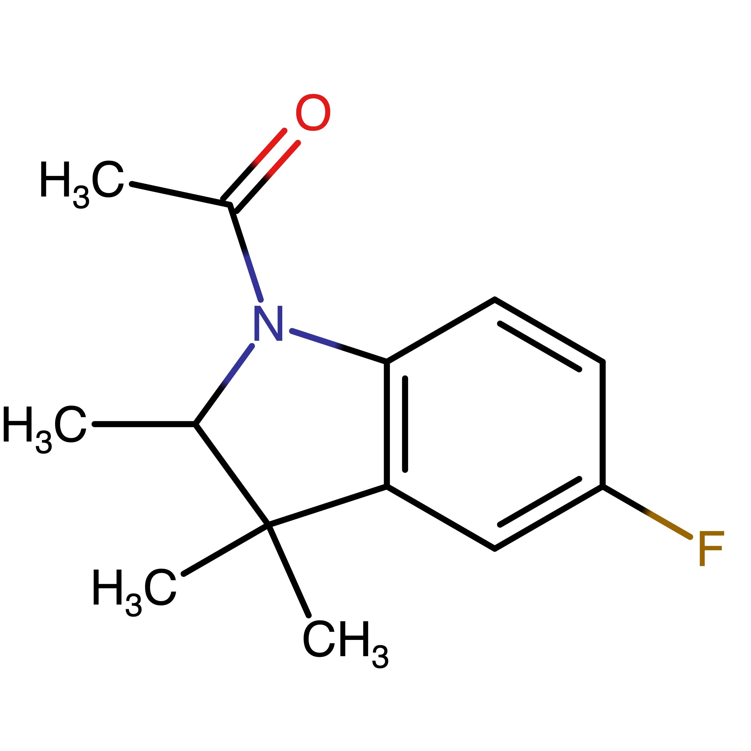 CAS 1505455-50-4 | 1-(5-Fluoro-2,3,3-trimethylindolin-1-yl)ethanone