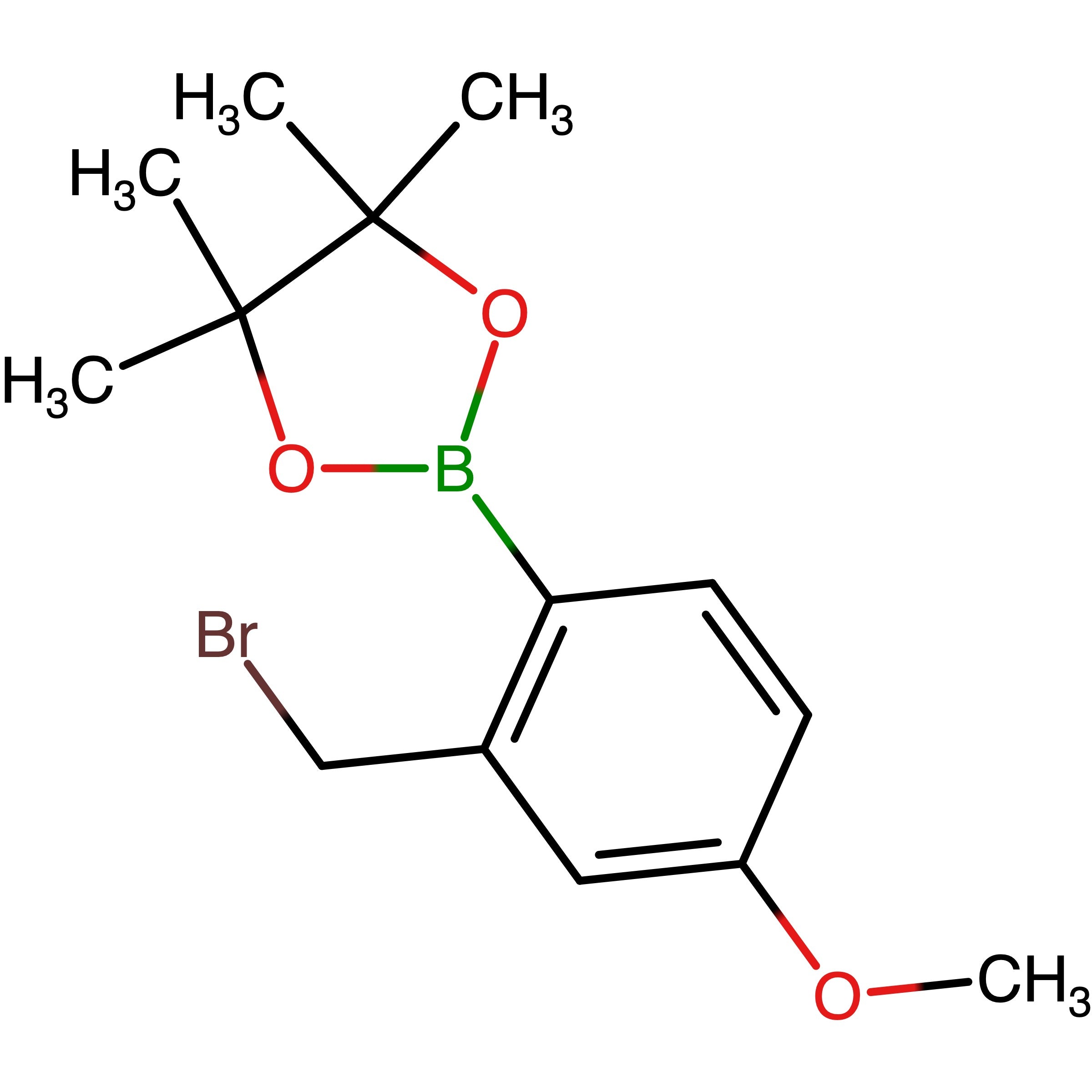 CAS 1447933-44-9 | 2-(2-(Bromomethyl)-4-methoxyphenyl)-4,4,5,5-tetramethyl-1,3,2-dioxaborolane