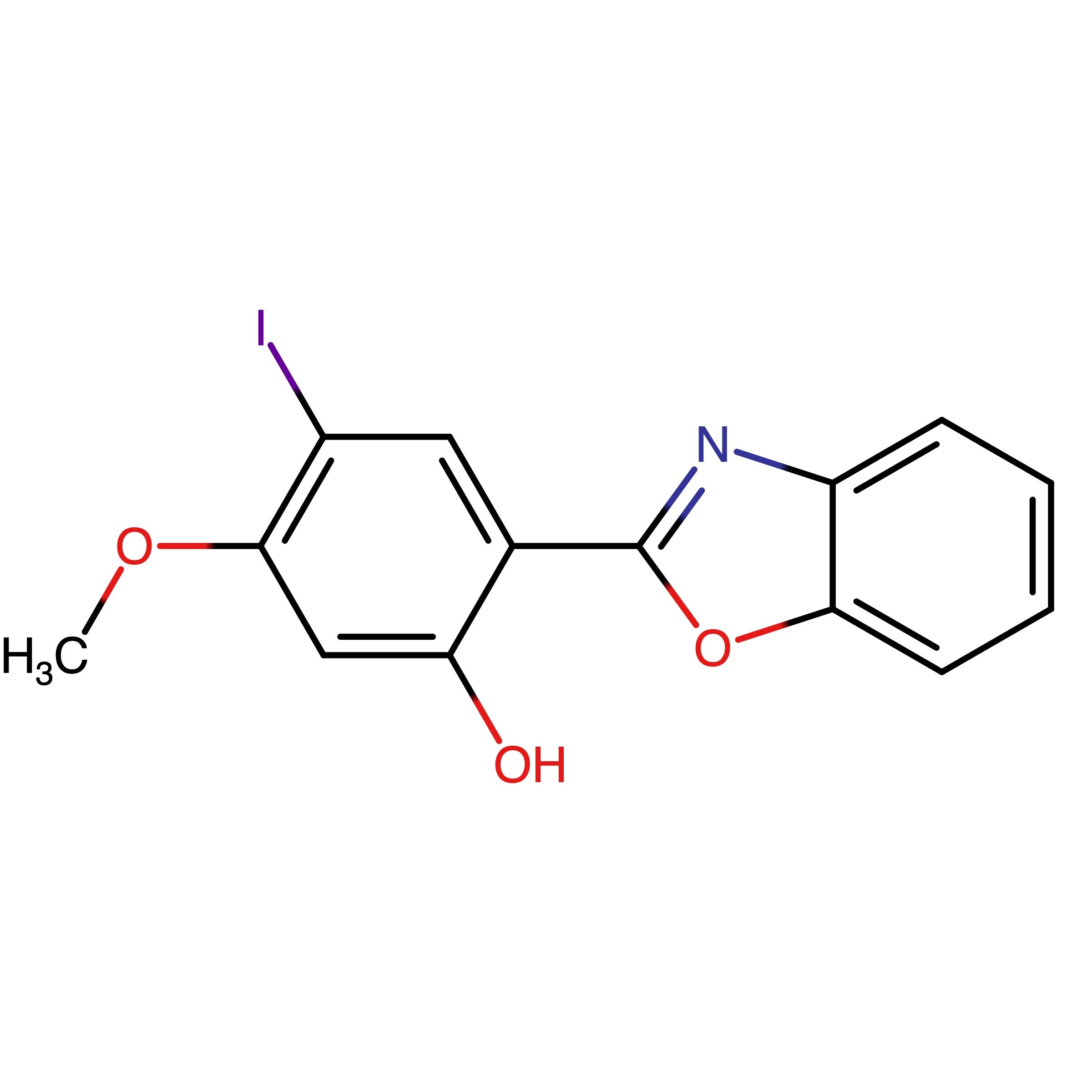 CAS 1446747-29-0 | 2-(Benzo[d]oxazol-2-yl)-4-iodo-5-methoxyphenol