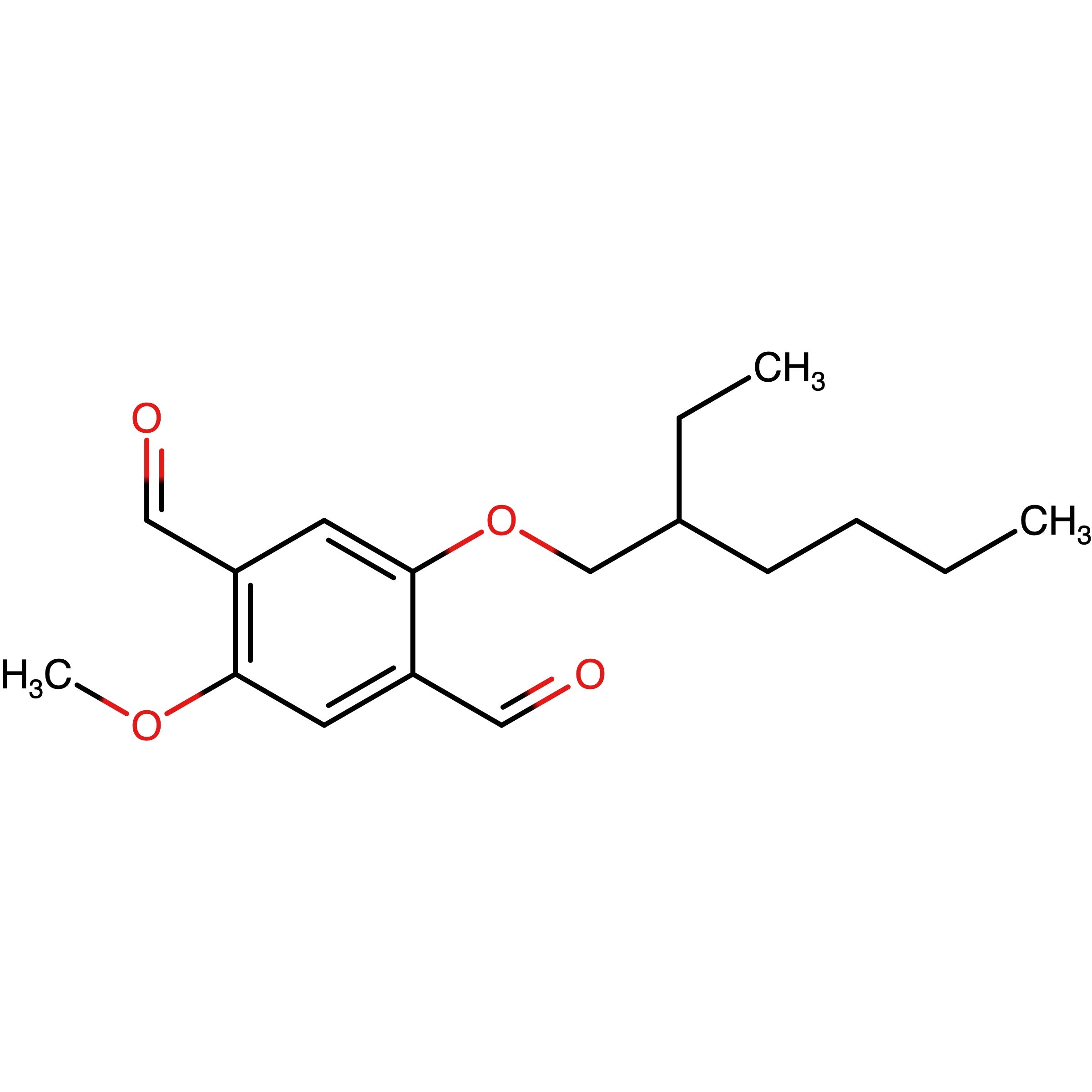 CAS 203251-22-3 | 2-(2-Ethylhexyloxy)-5-methoxybenzene-1,4-dicarboxaldehyde | MFCD03427239