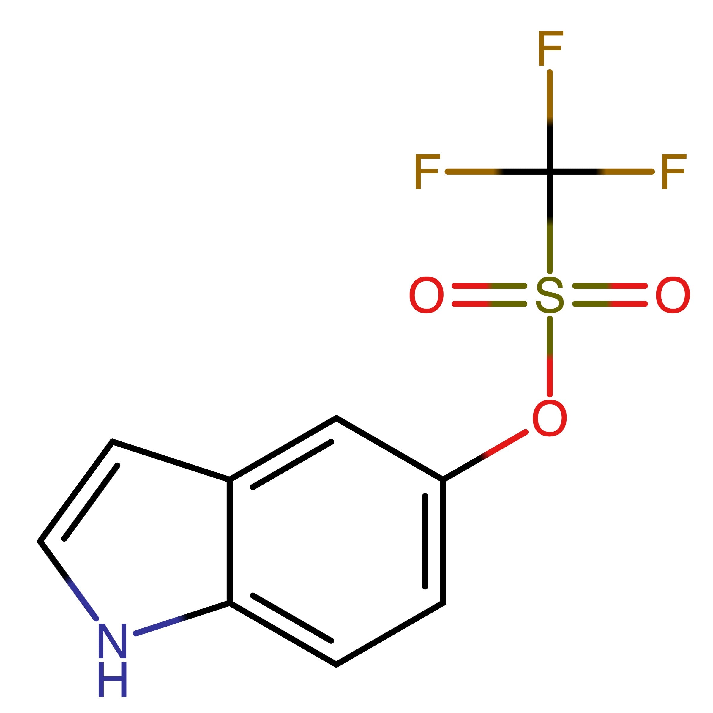 CAS 128373-13-7 | 5-Indolyl trifluoromethanesulfonate | MFCD13195357