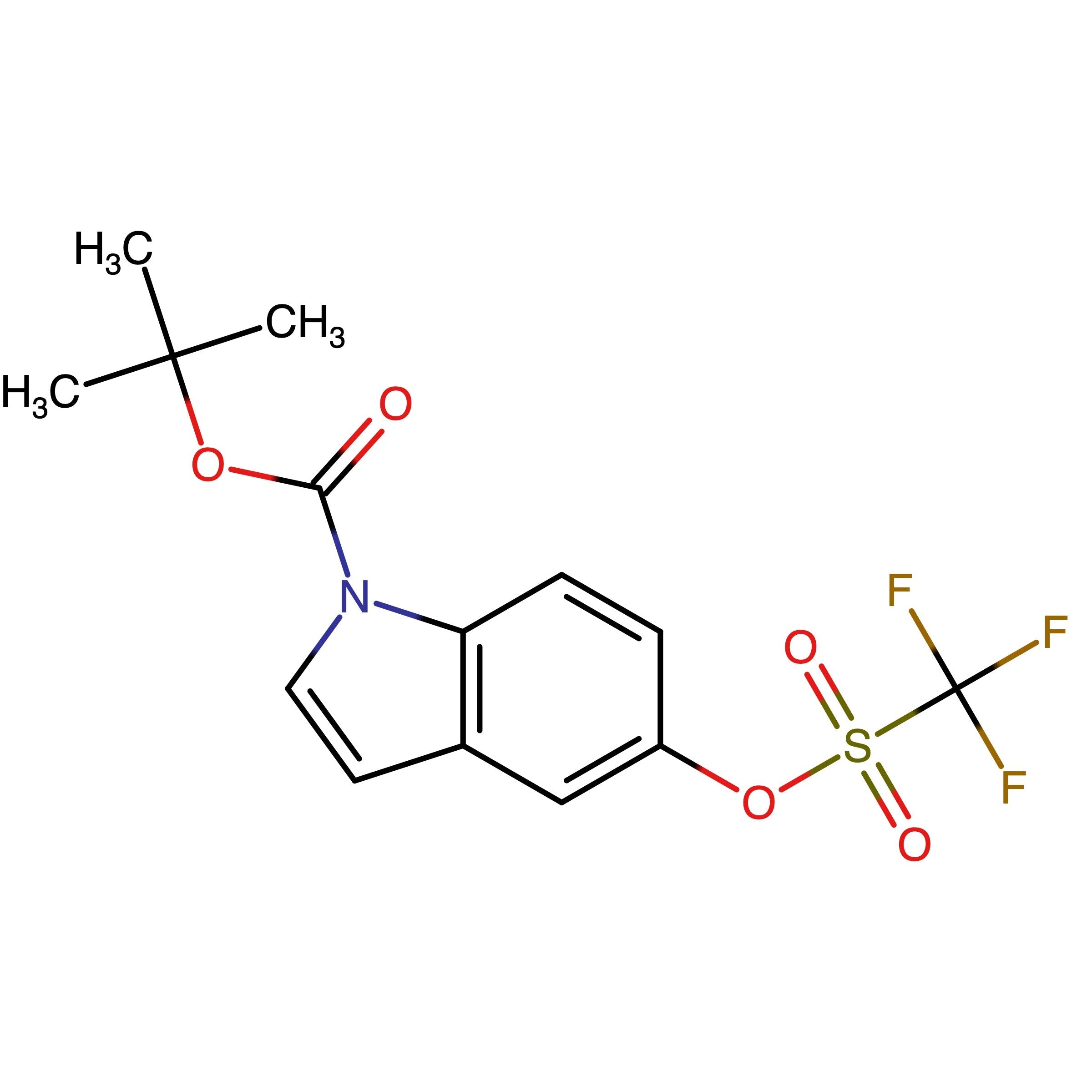 CAS 1247868-60-5 | N-(t-Butoxycarbonyl)-5-indolyl trifluoromethanesulfonate