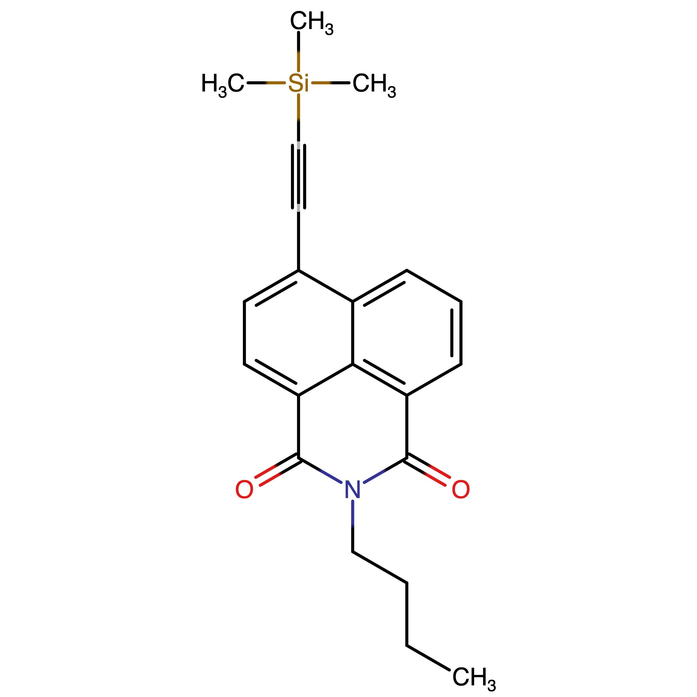 CAS 1202710-91-5 | 2-Butyl-6-((trimethylsilyl)ethynyl)-1H-benzo[de]isoquinoline-1,3(2H)-dione