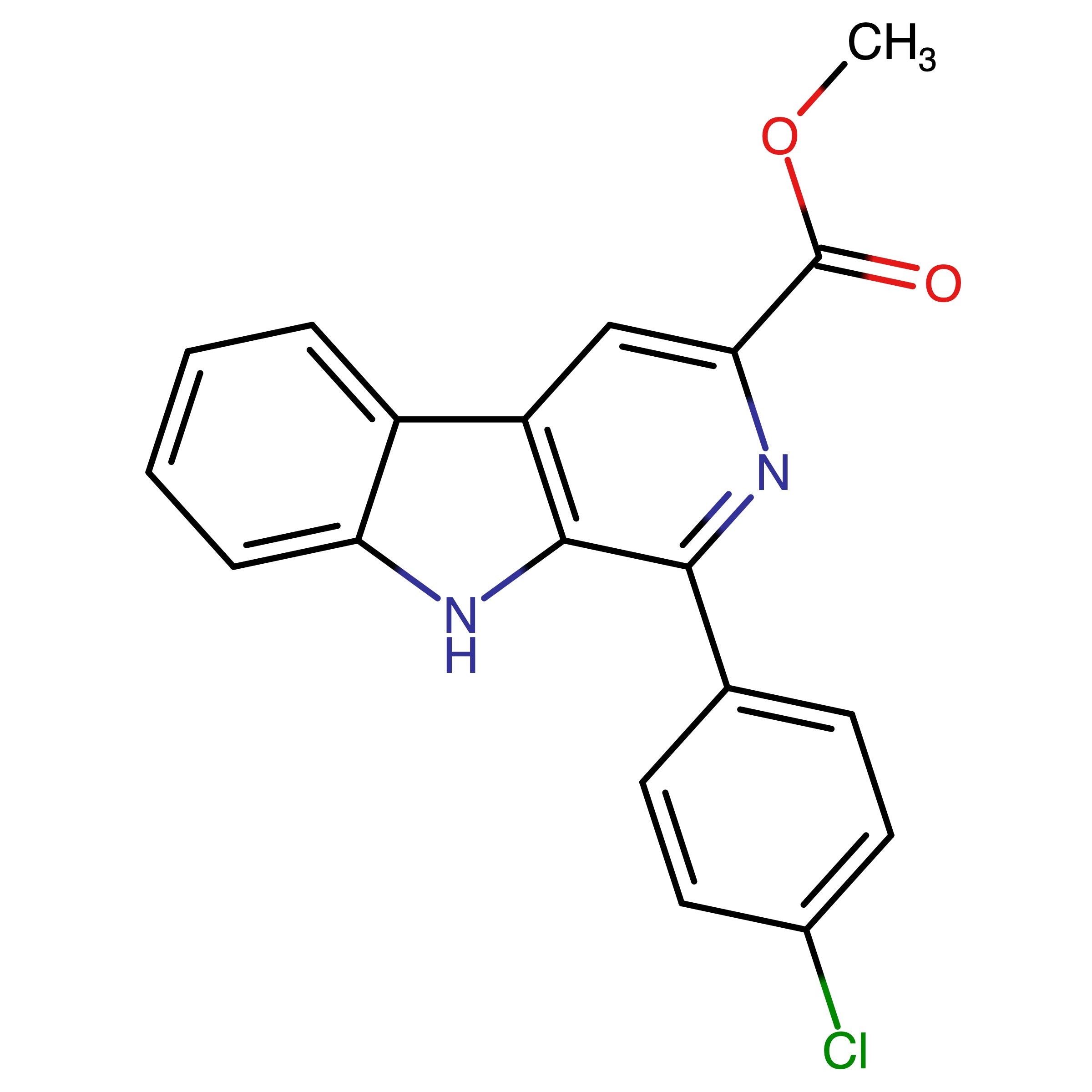 CAS 113247-16-8 | Methyl 1-(4-chlorophenyl)-9H-pyrido[3,4-b]indole-3-carboxylate