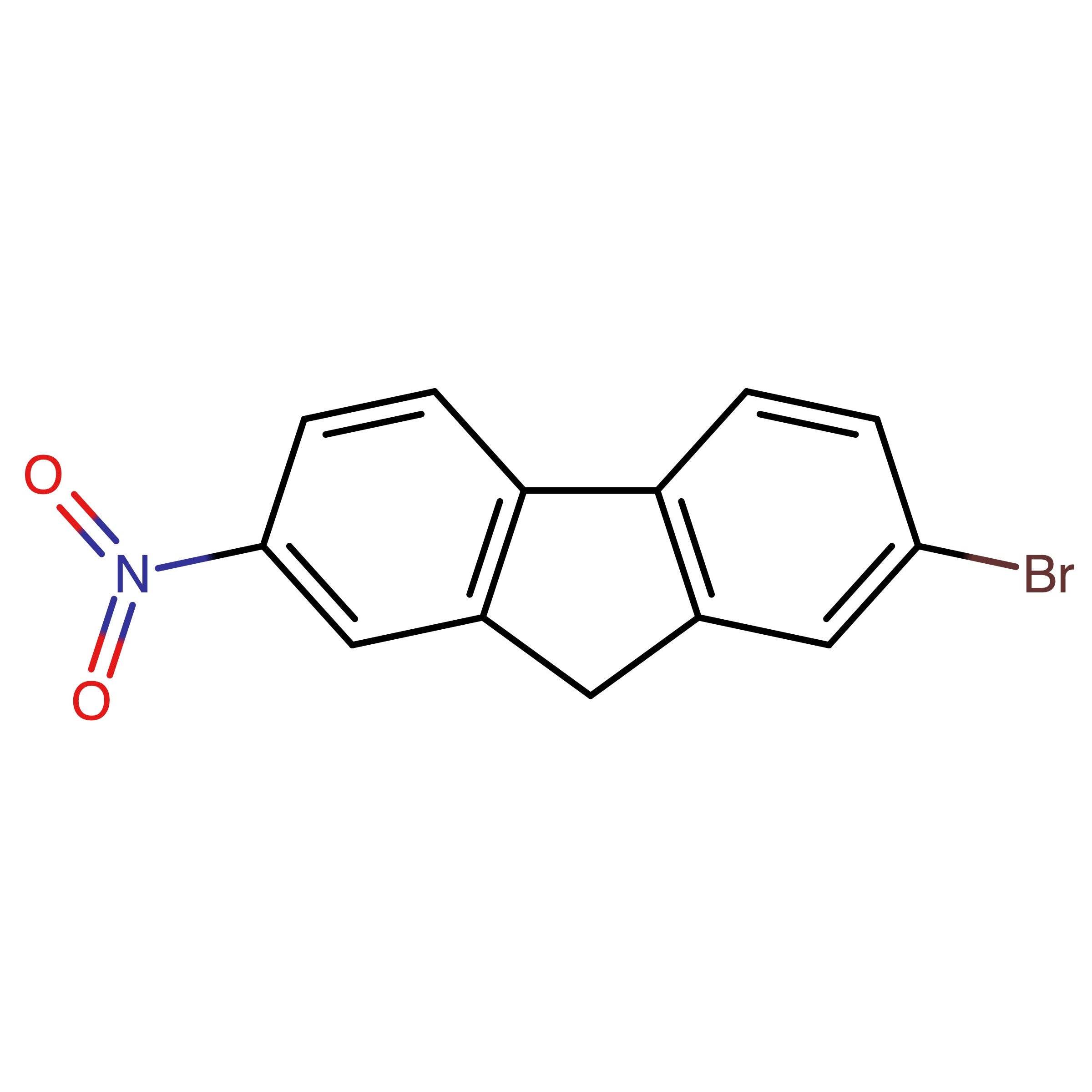 CAS 6638-61-5 | 2-Bromo-7-nitro-9H-fluorene | MFCD00001119