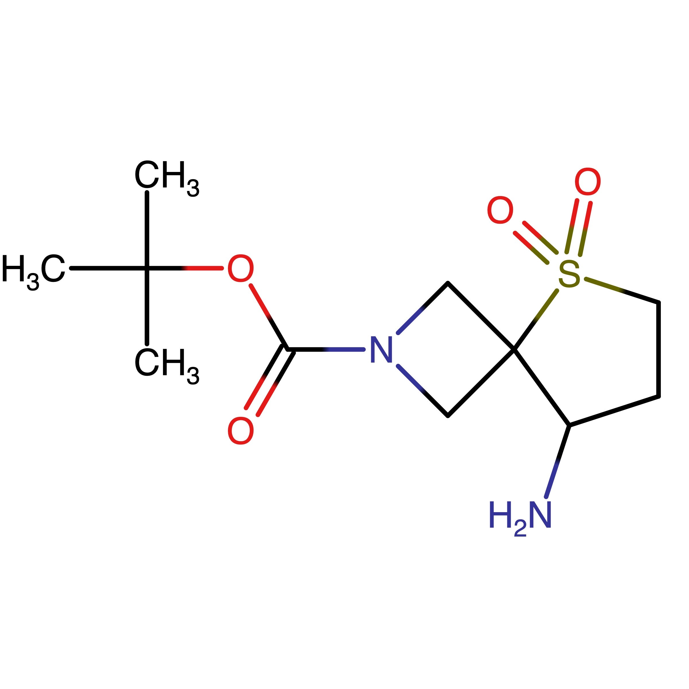 CAS 1340481-83-5 | 5-Thia-2-azaspiro[3.4]octane-2-carboxylic acid, 8-amino-, 1,1-dimethylethyl ester, 5,5-dioxide | MFCD22199159