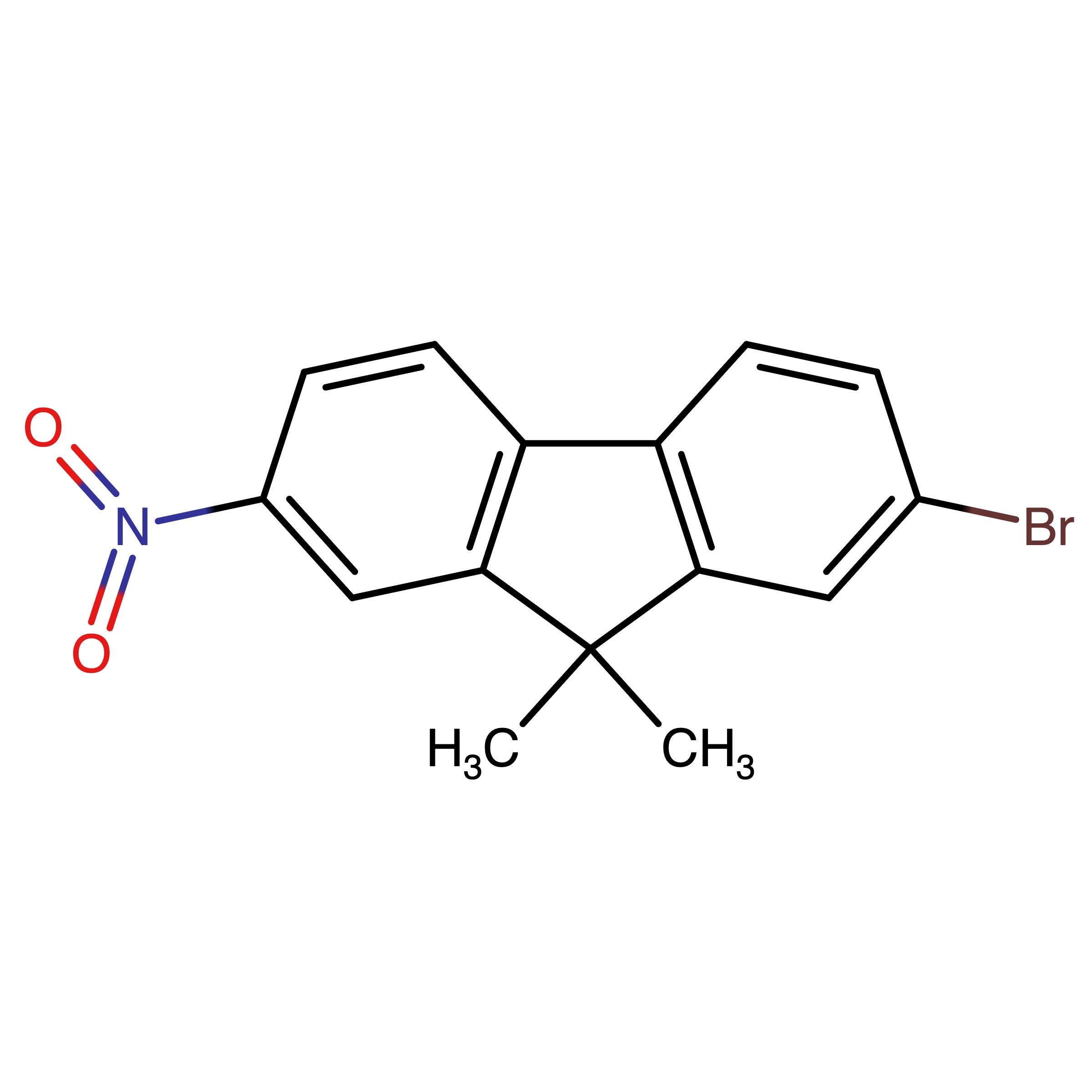 CAS 28320-33-4 | 2-Bromo-9,9-dimethyl-7-nitro-9H-fluorene