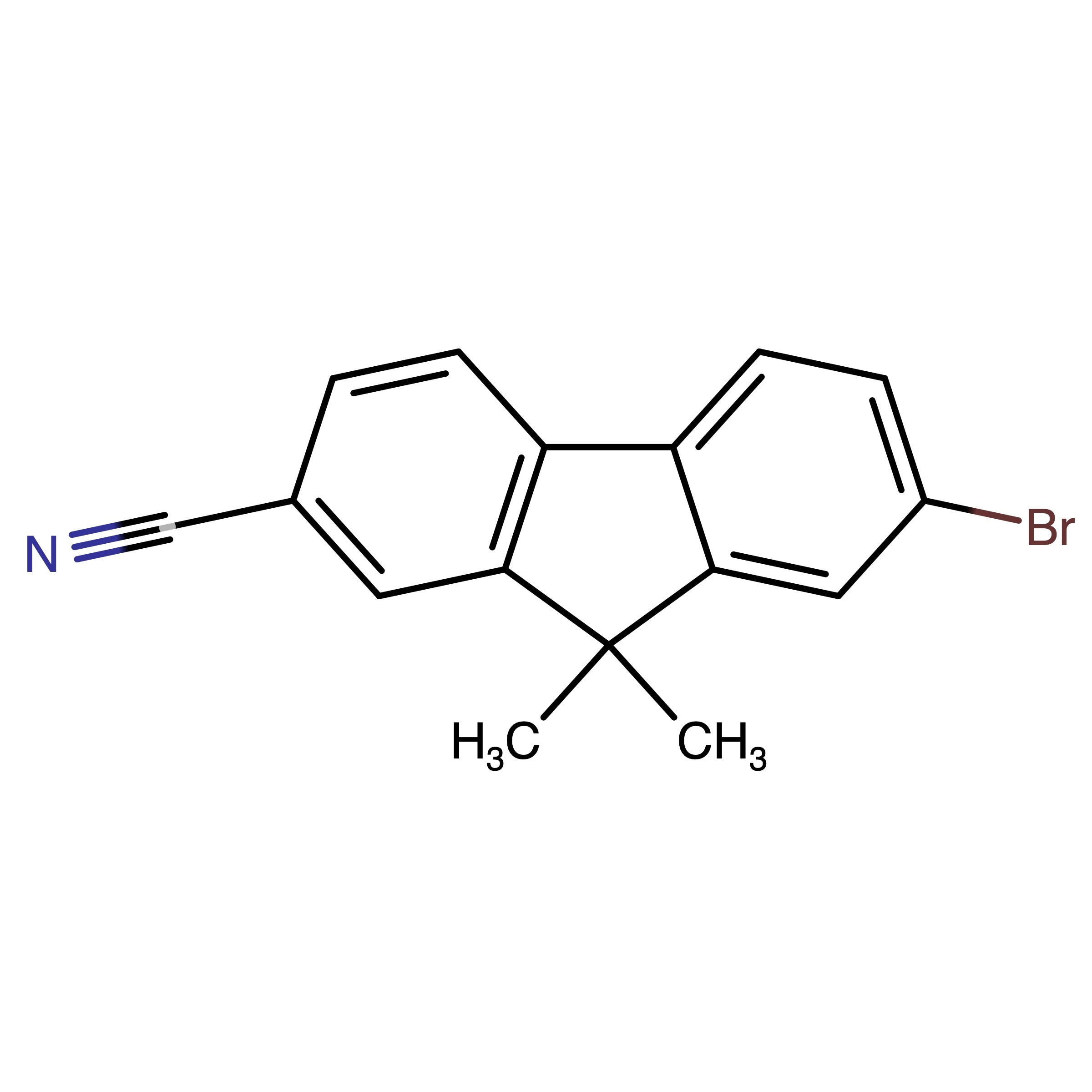 CAS 656238-36-7 | 2-Bromo-7-cyano-9,9-dimethyl-9H-fluorene