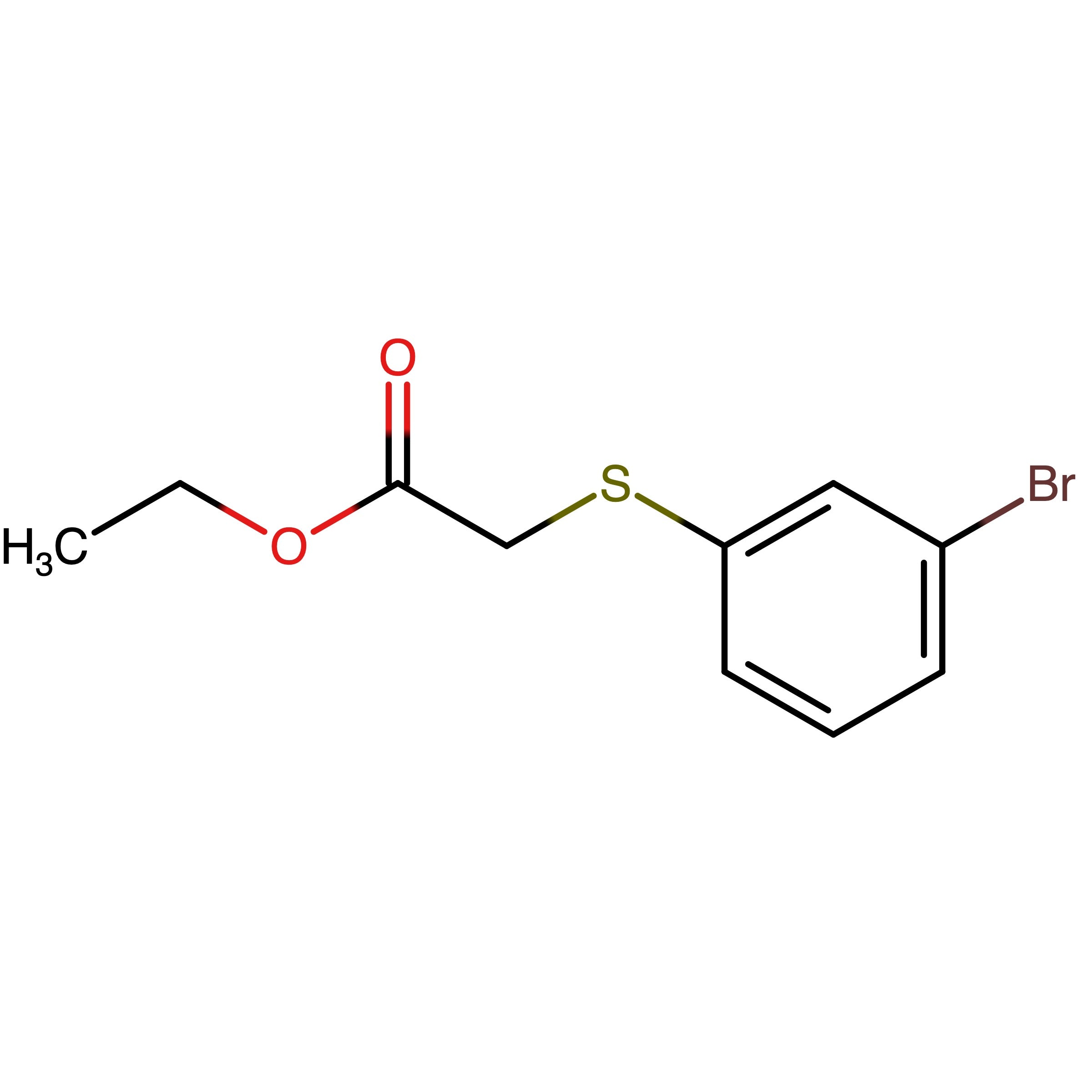 CAS 141819-40-1 | Ethyl [(3-Bromophenyl)thio]acetate | MFCD17225261
