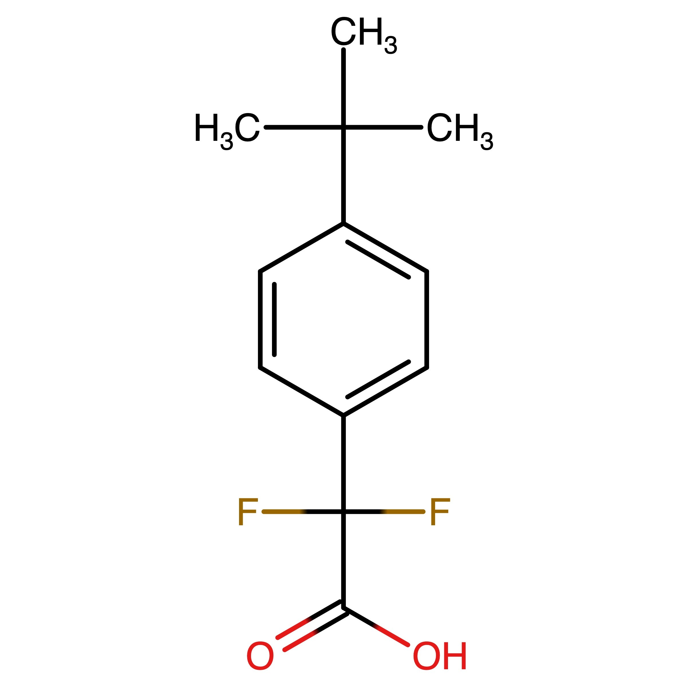 CAS 1027514-14-2 | 2-(4-(tert-Butyl)phenyl)-2,2-difluoroacetic acid | MFCD11007715