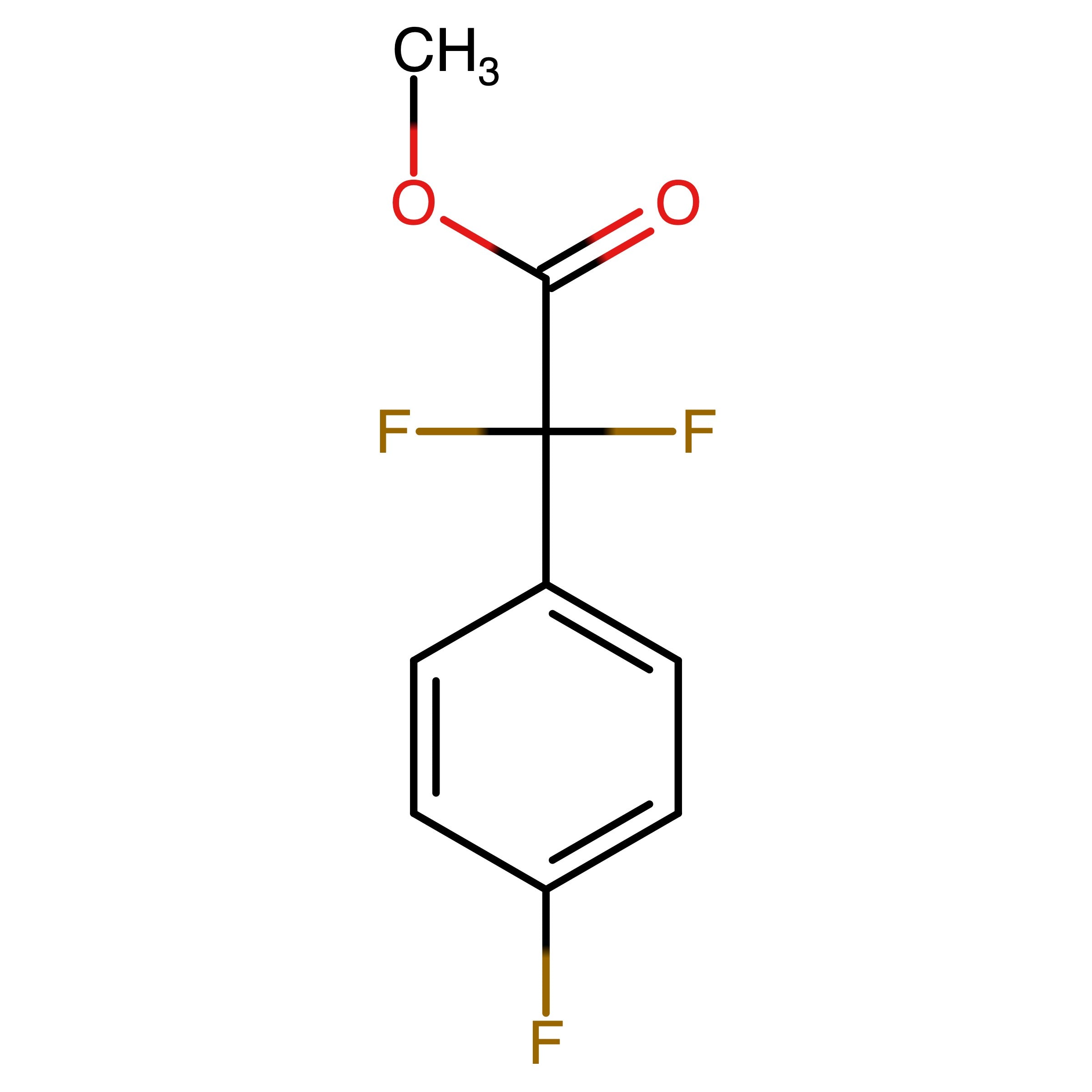 CAS 125923-59-3 | Methyl 2,2-difluoro-2-(4-fluorophenyl)acetate