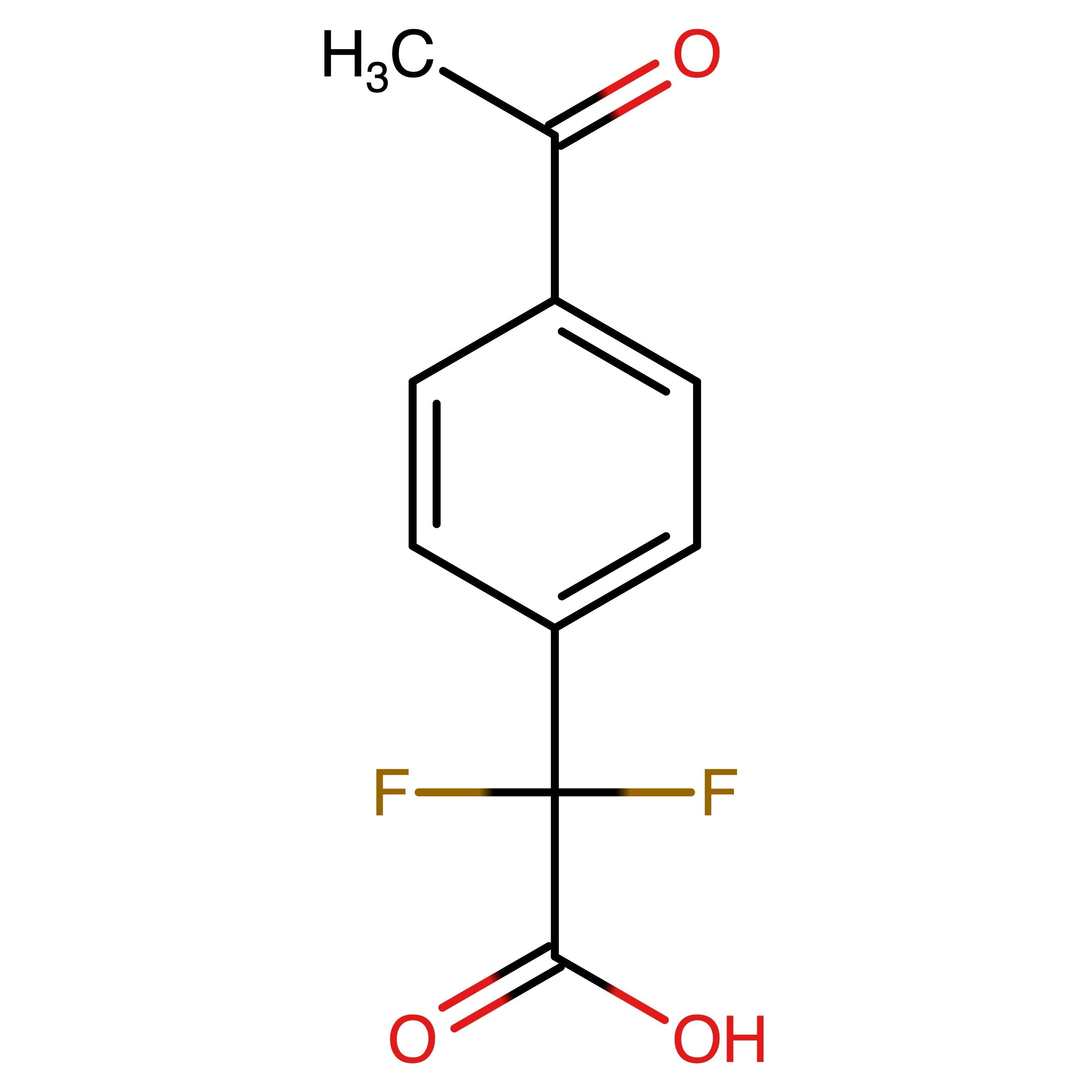 CAS 1308915-16-3 | 2-(4-Acetylphenyl)-2,2-difluoroacetic acid | MFCD24503444