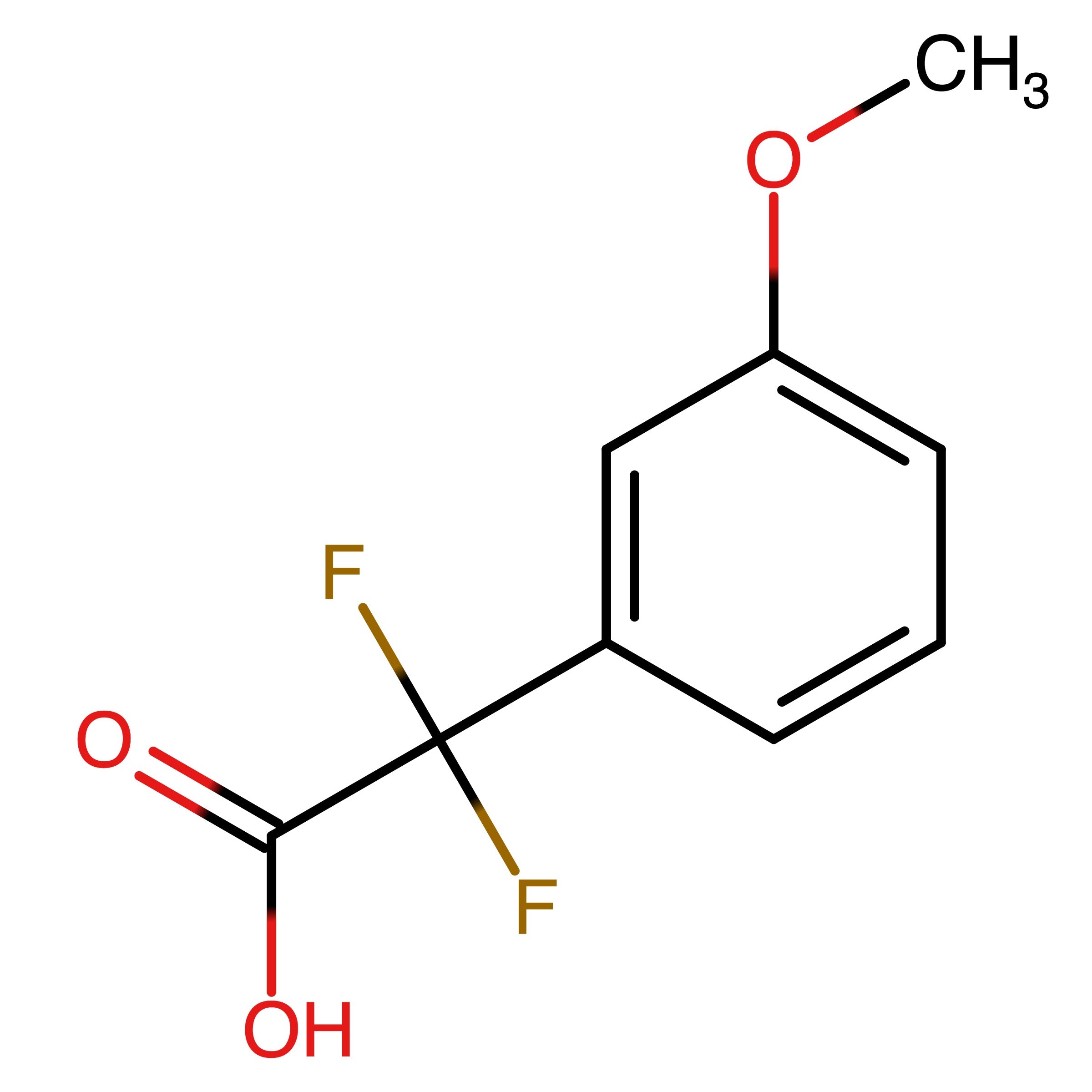 CAS 1027513-99-0 | 2,2-Difluoro-2-(3-methoxyphenyl)acetic acid | MFCD11007703
