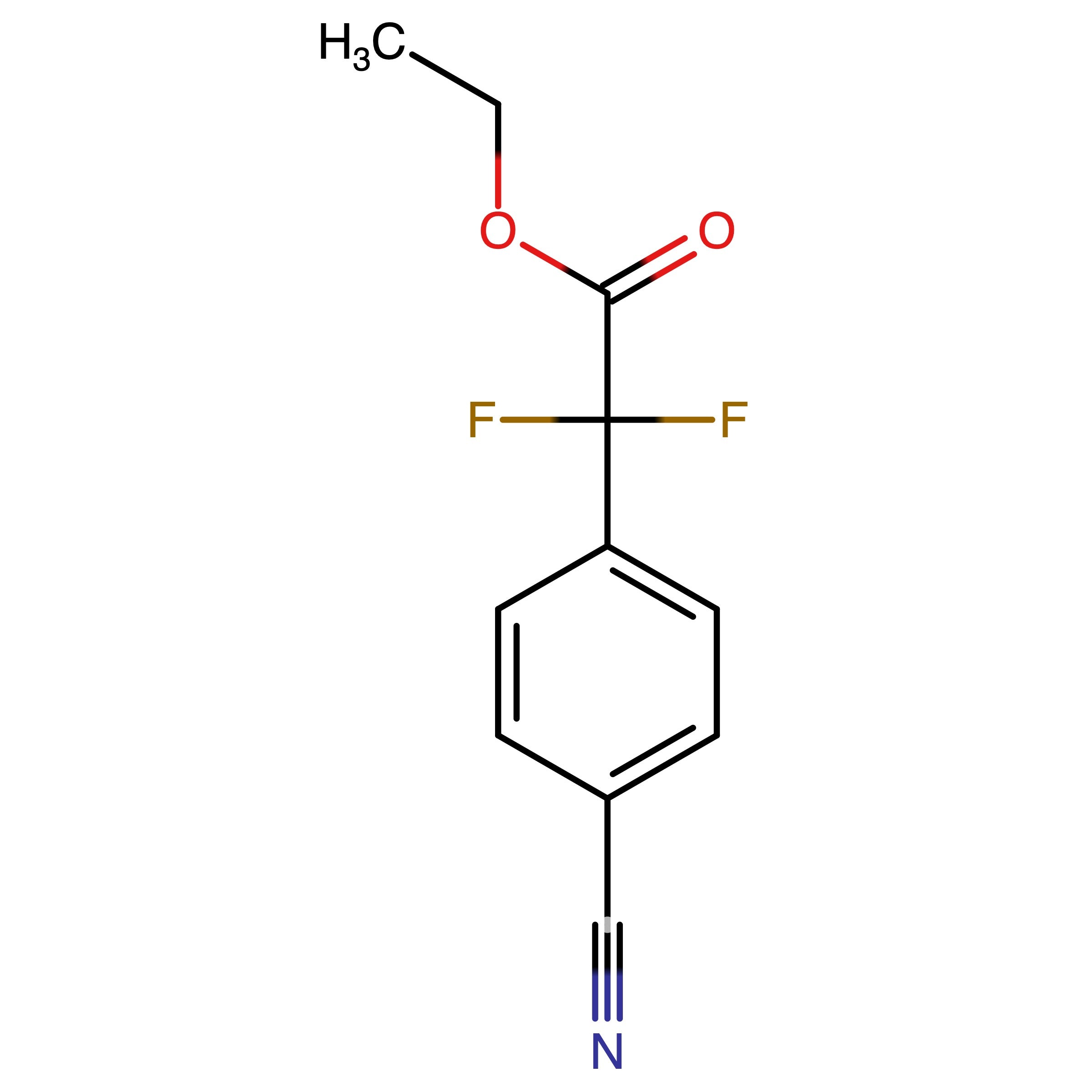 CAS 854778-10-2 | Ethyl 2-(4-Cyanophenyl)-2,2-difluoroacetate | MFCD25967876