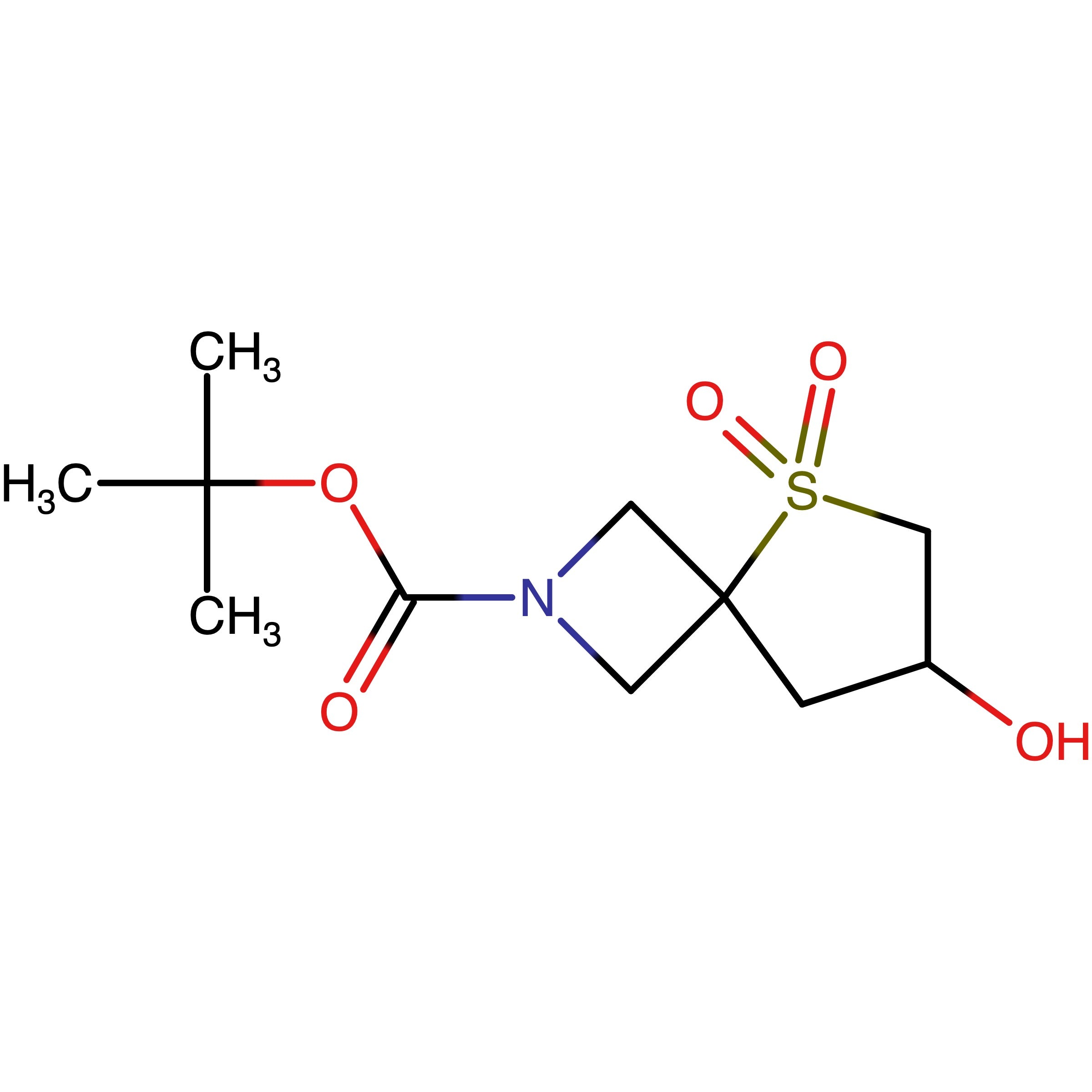 CAS 1453315-78-0 | 5-Thia-2-azaspiro[3.4]octane-2-carboxylic acid, 7-hydroxy-, 1,1-dimethylethyl ester, 5,5-dioxide | MFCD27664857