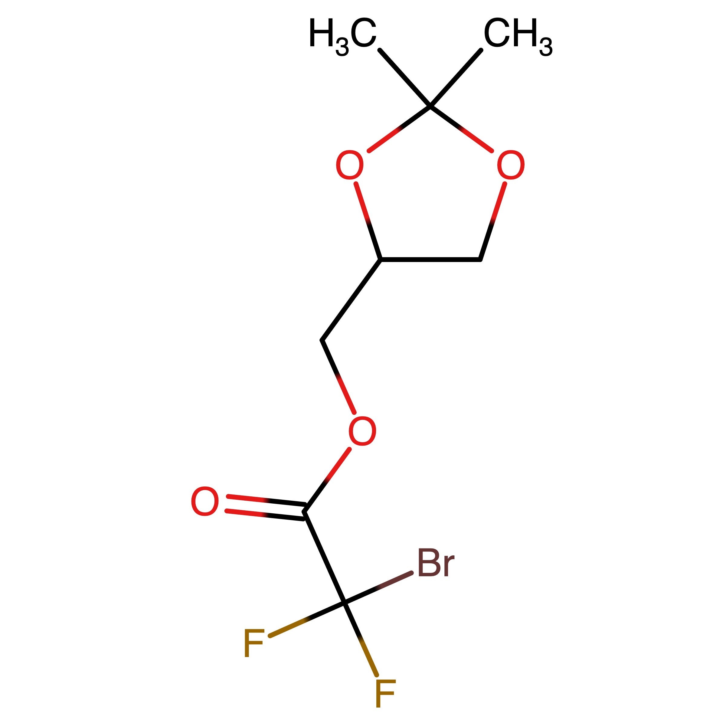 CAS 2739861-75-5 | (2,2-Dimethyl-1,3-dioxolan-4-yl)methyl 2-bromo-2,2-difluoroacetate