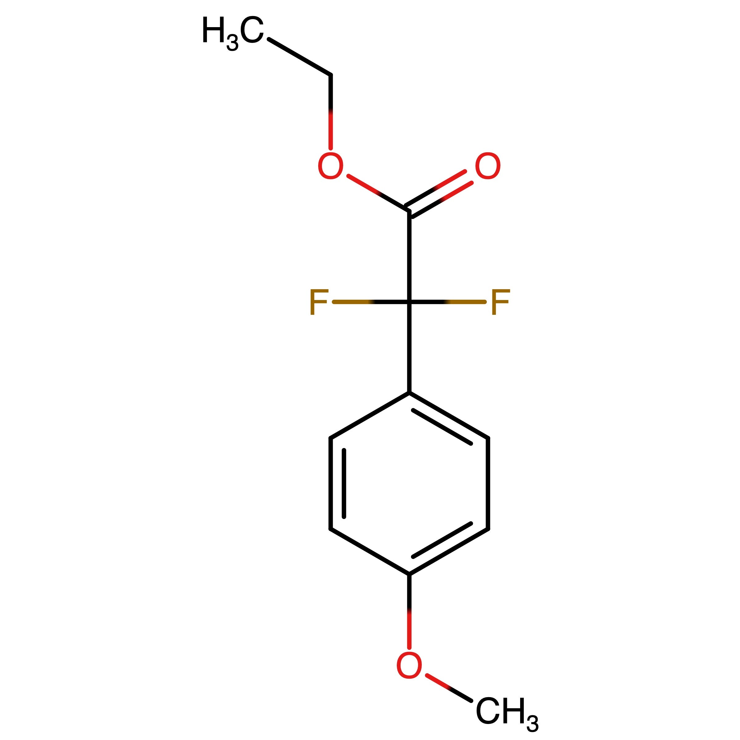 CAS 112545-98-9 | Ethyl difluoro-2-(4-methoxyphenyl)acetate | MFCD11007701