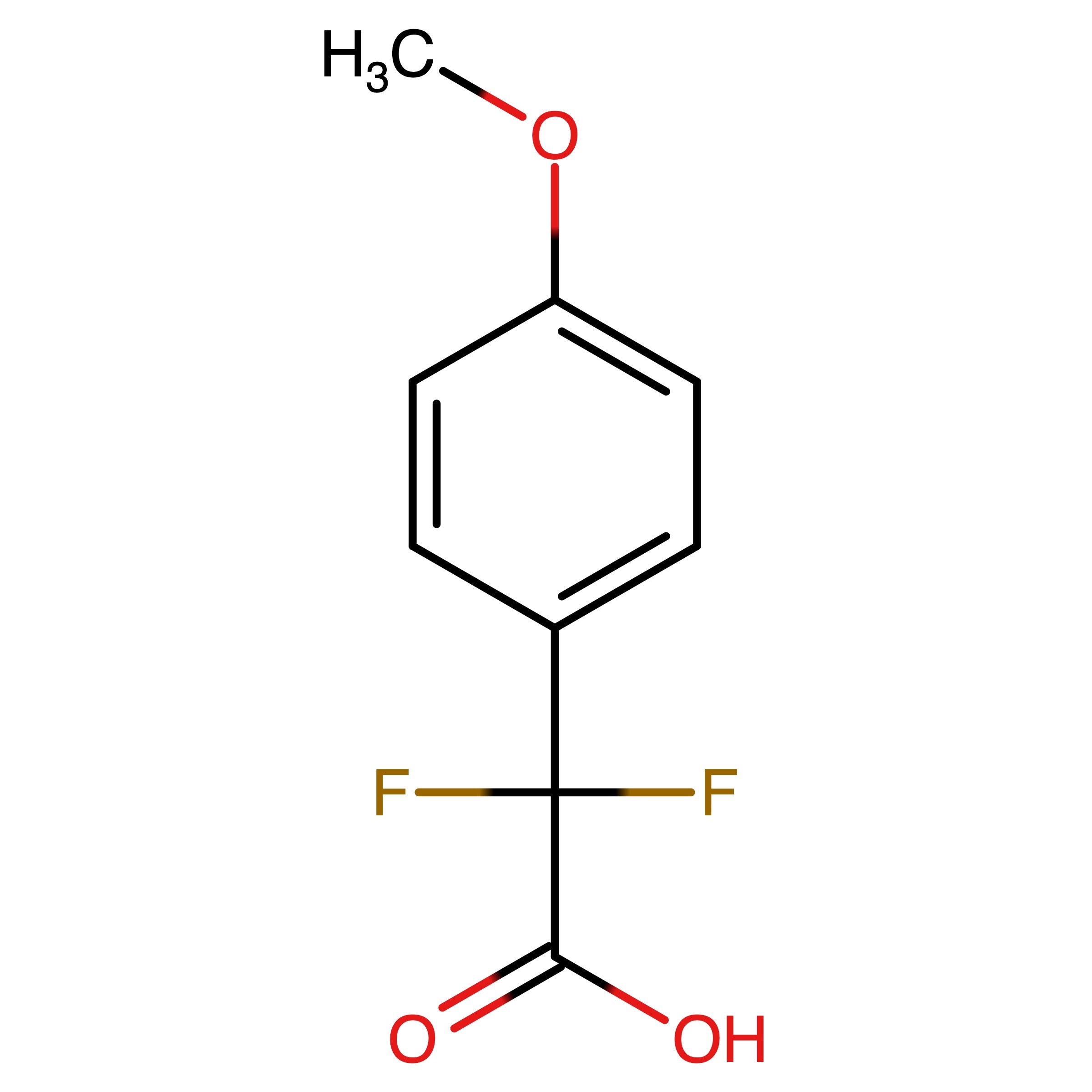 CAS 1027513-97-8 | Difluoro(4-methoxyphenyl)acetic acid | MFCD11007700