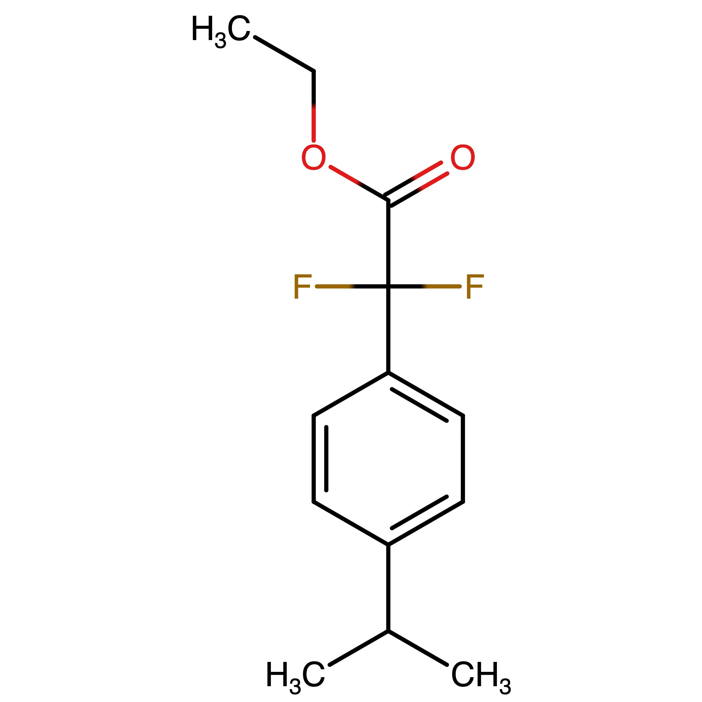 CAS 1027514-27-7 | Ethyl difluoro[4-(propan-2-yl)phenyl]acetate | MFCD11007725