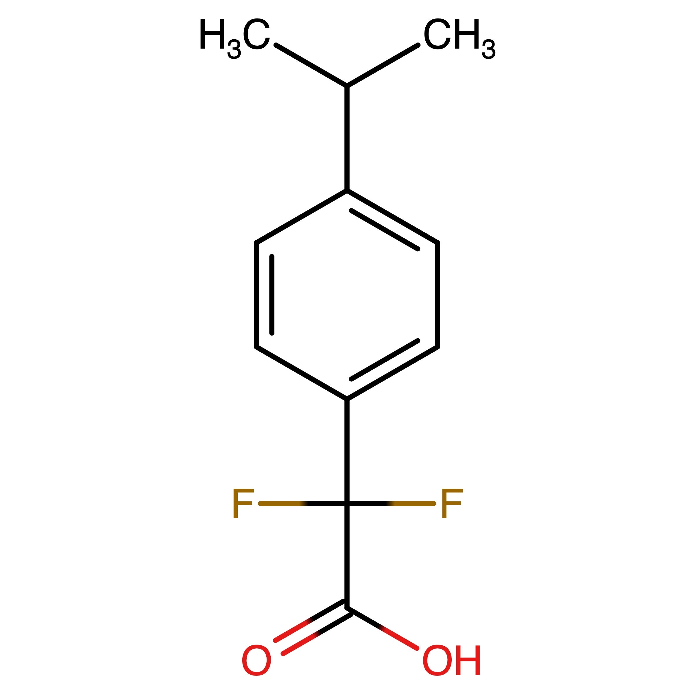CAS 1027514-26-6 | Difluoro[4-(propan-2-yl)phenyl]acetic acid | MFCD11007724