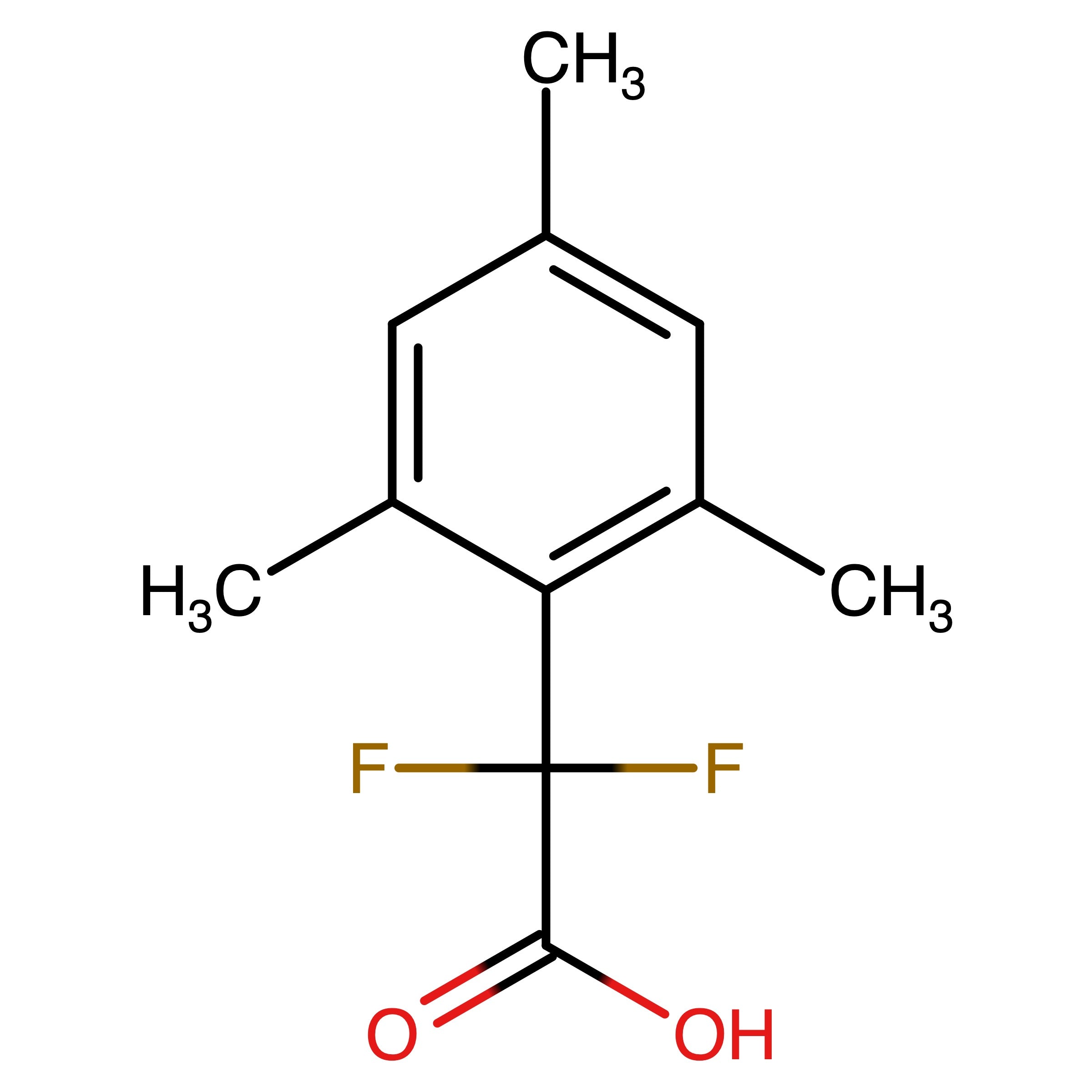 CAS 1436389-32-0 | Difluoro(2,4,6-trimethylphenyl)acetic acid | MFCD29065901