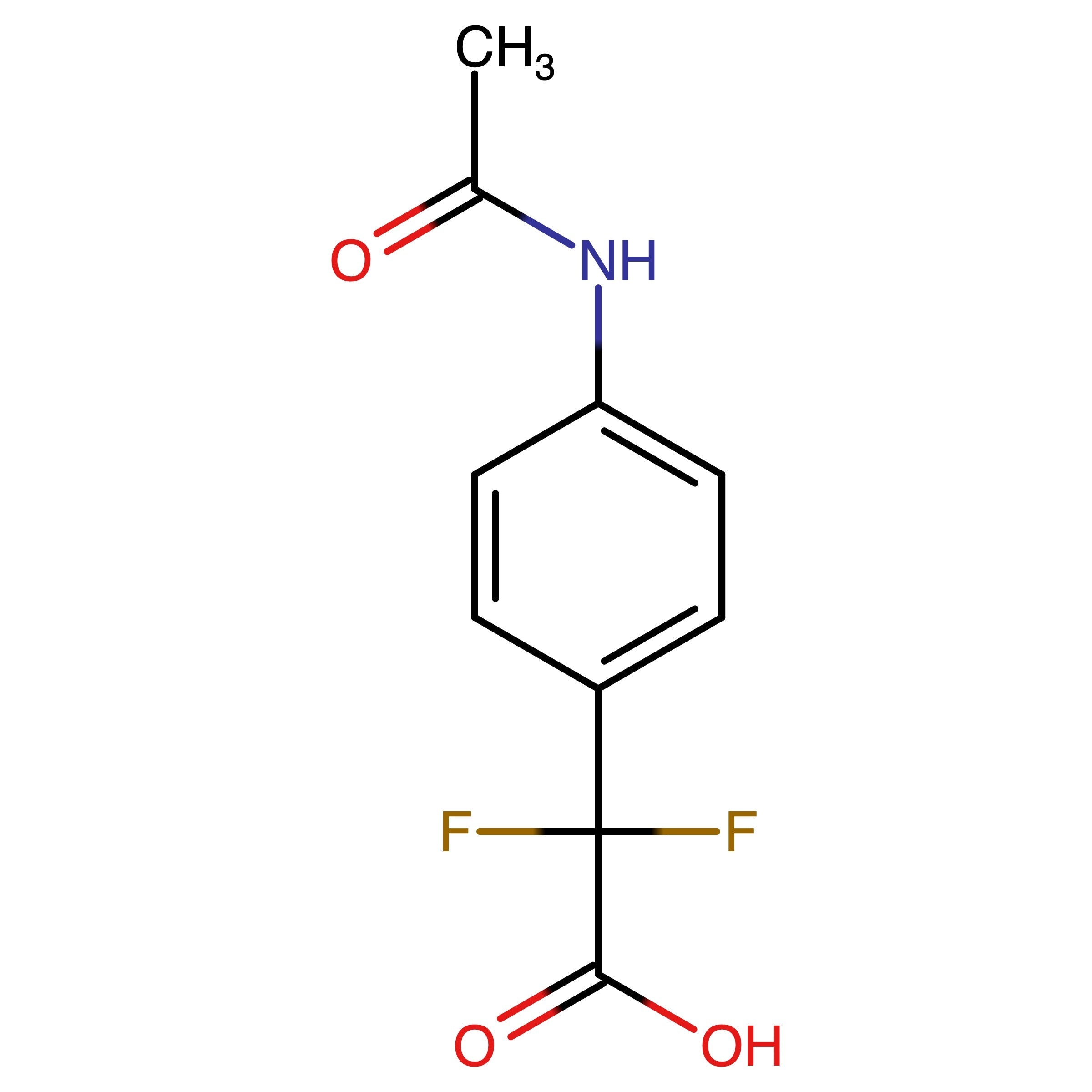 CAS 1436389-33-1 | [4-(Acetylamino)phenyl](difluoro)acetic acid