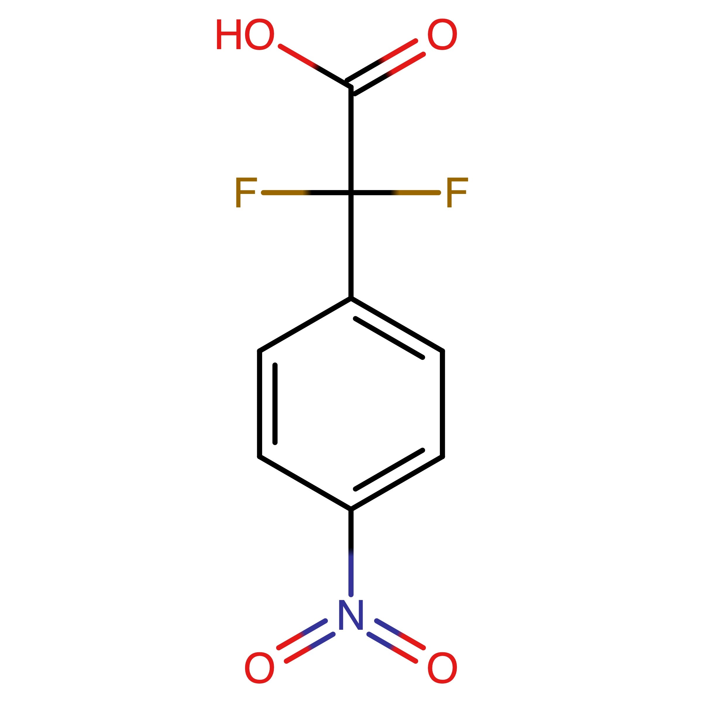 CAS 206360-56-7 | Difluoro(4-nitrophenyl)acetic acid | MFCD11504878