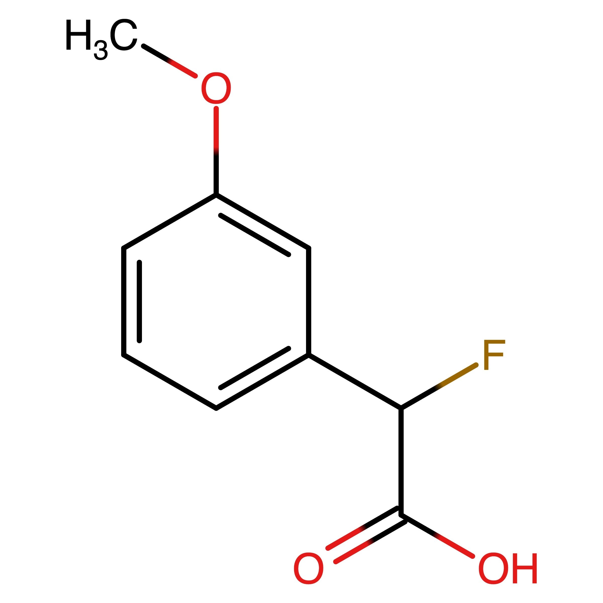 CAS 915070-94-9 | Fluoro(3-methoxyphenyl)acetic acid | MFCD20657353