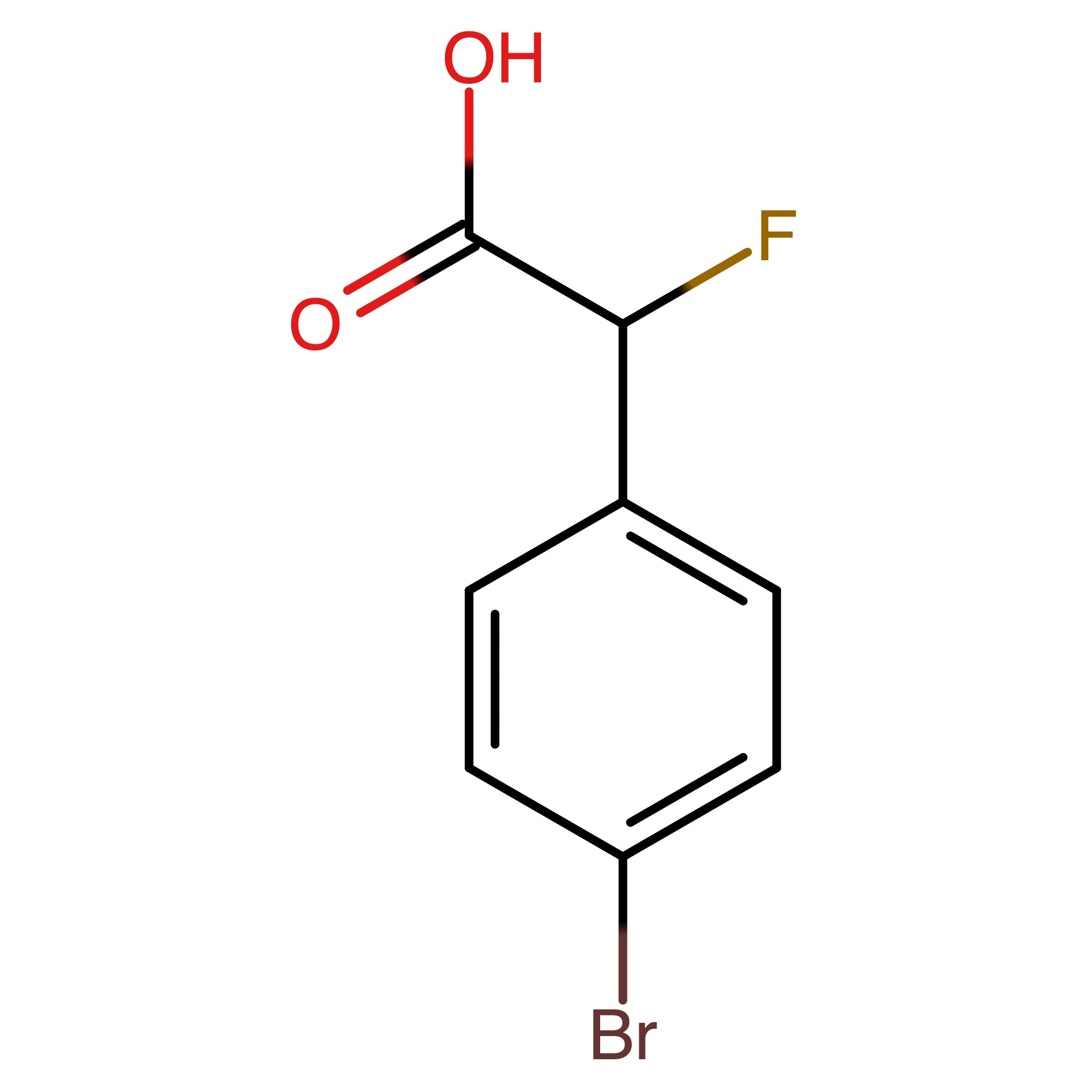 CAS 109050-30-8 | 2-(4-Bromophenyl)-2-fluoroacetic acid | MFCD24524930