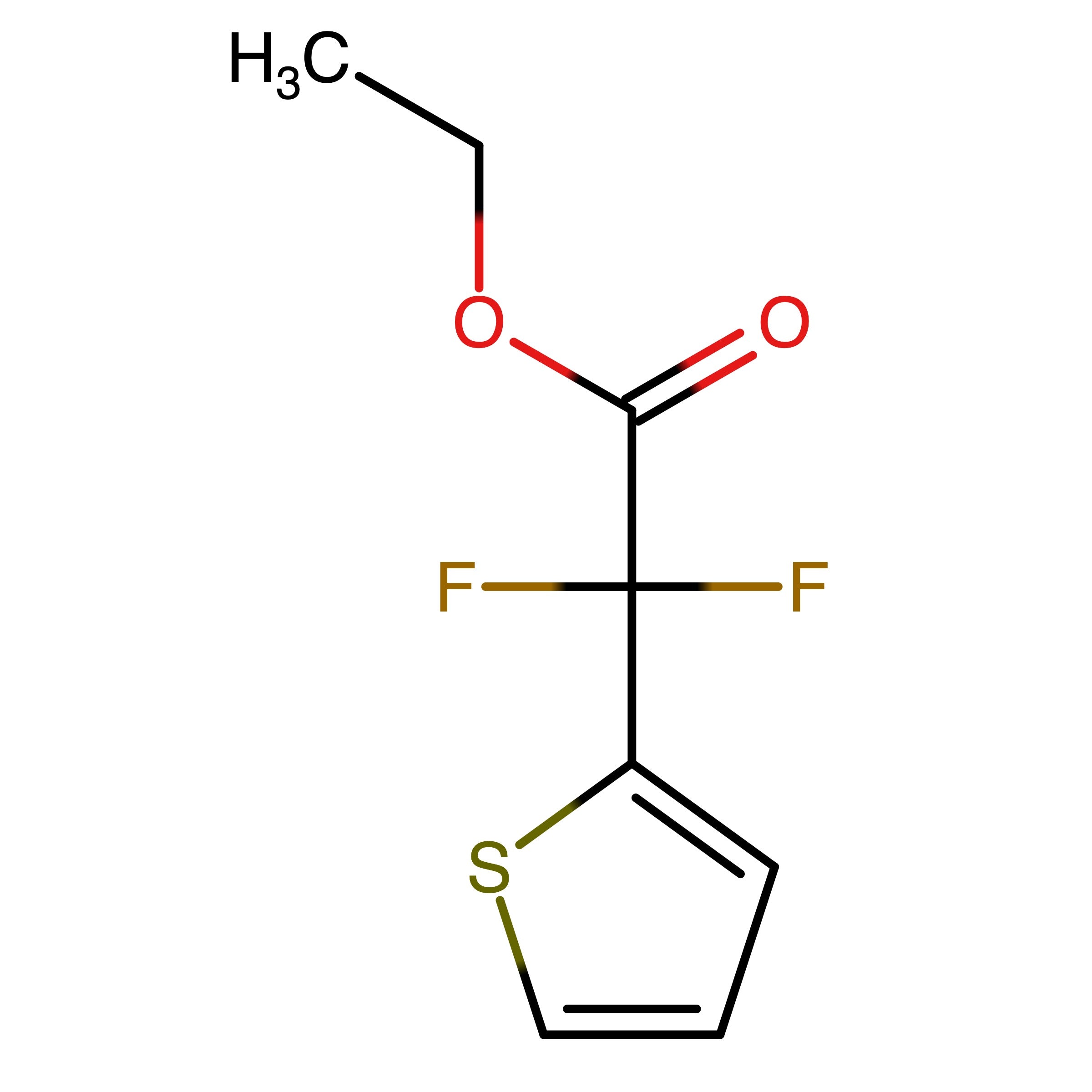 CAS 294182-00-6 | Ethyl (thiophene-2-yl)difluoroacetate | MFCD12404042