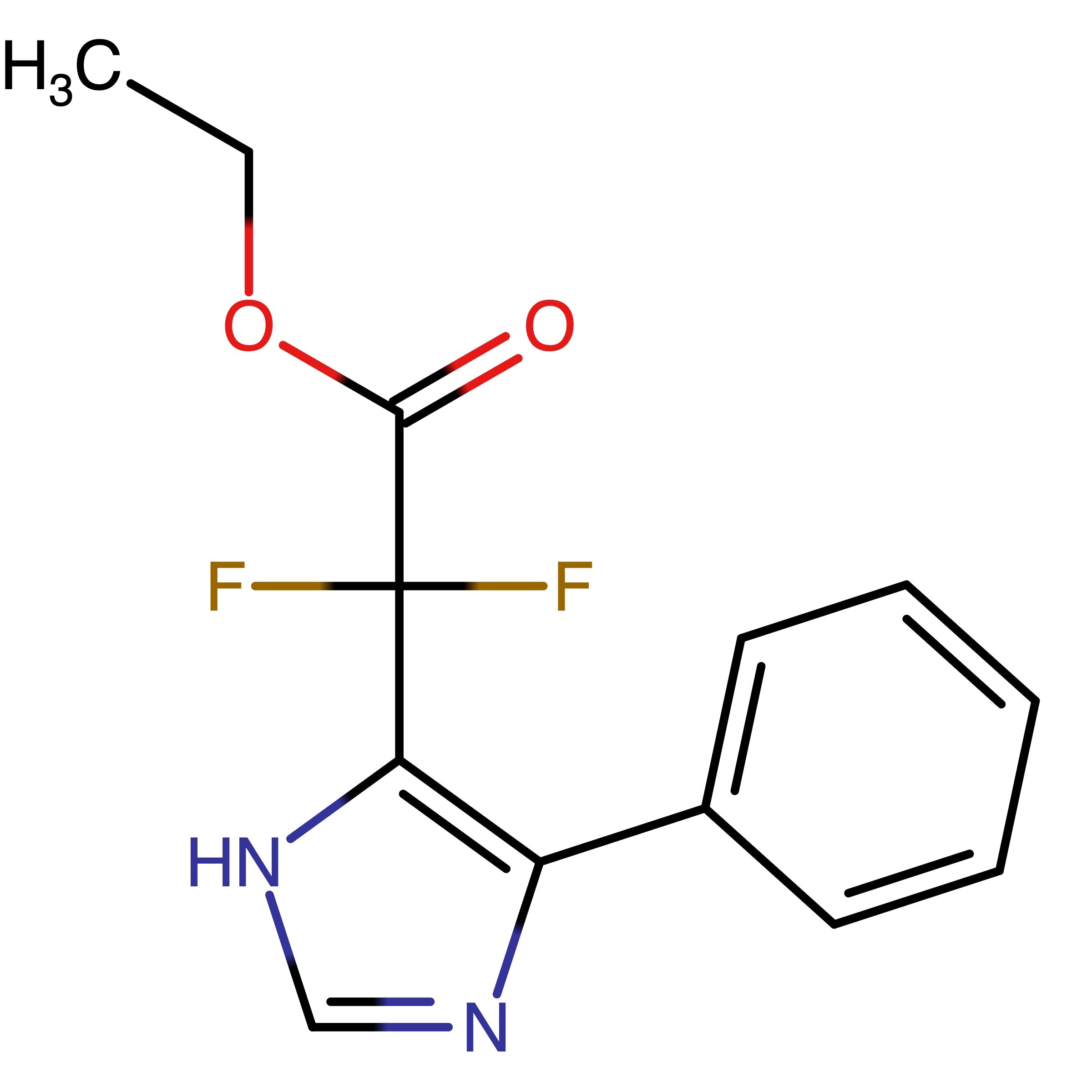 CAS 1286792-88-8 | Ethyl difluoro(4-phenylimidazole-5-yl)acetate