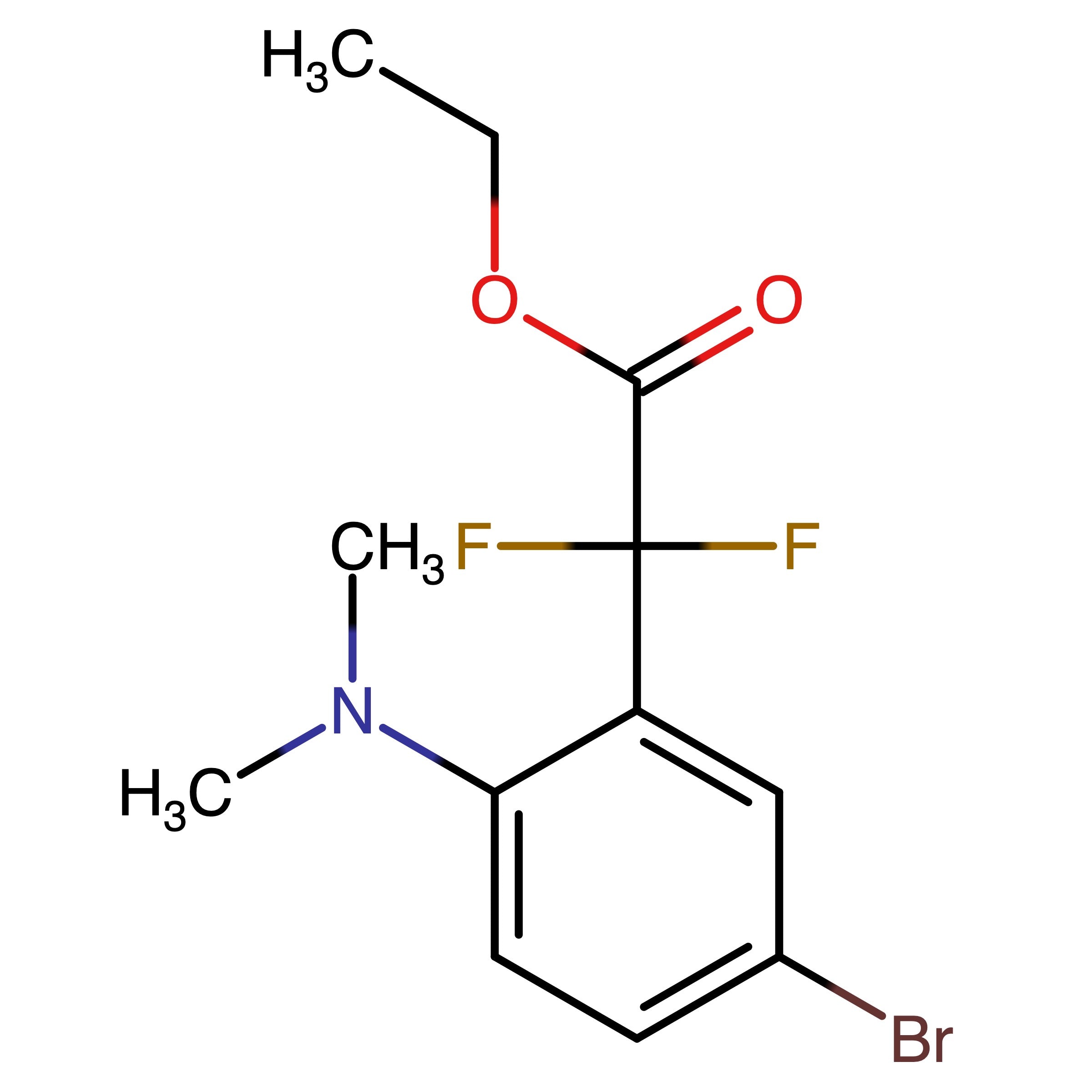 CAS 1286792-92-4 | Ethyl 2-(5-bromo-2-(dimethylamino)phenyl)-2,2-difluoroacetate