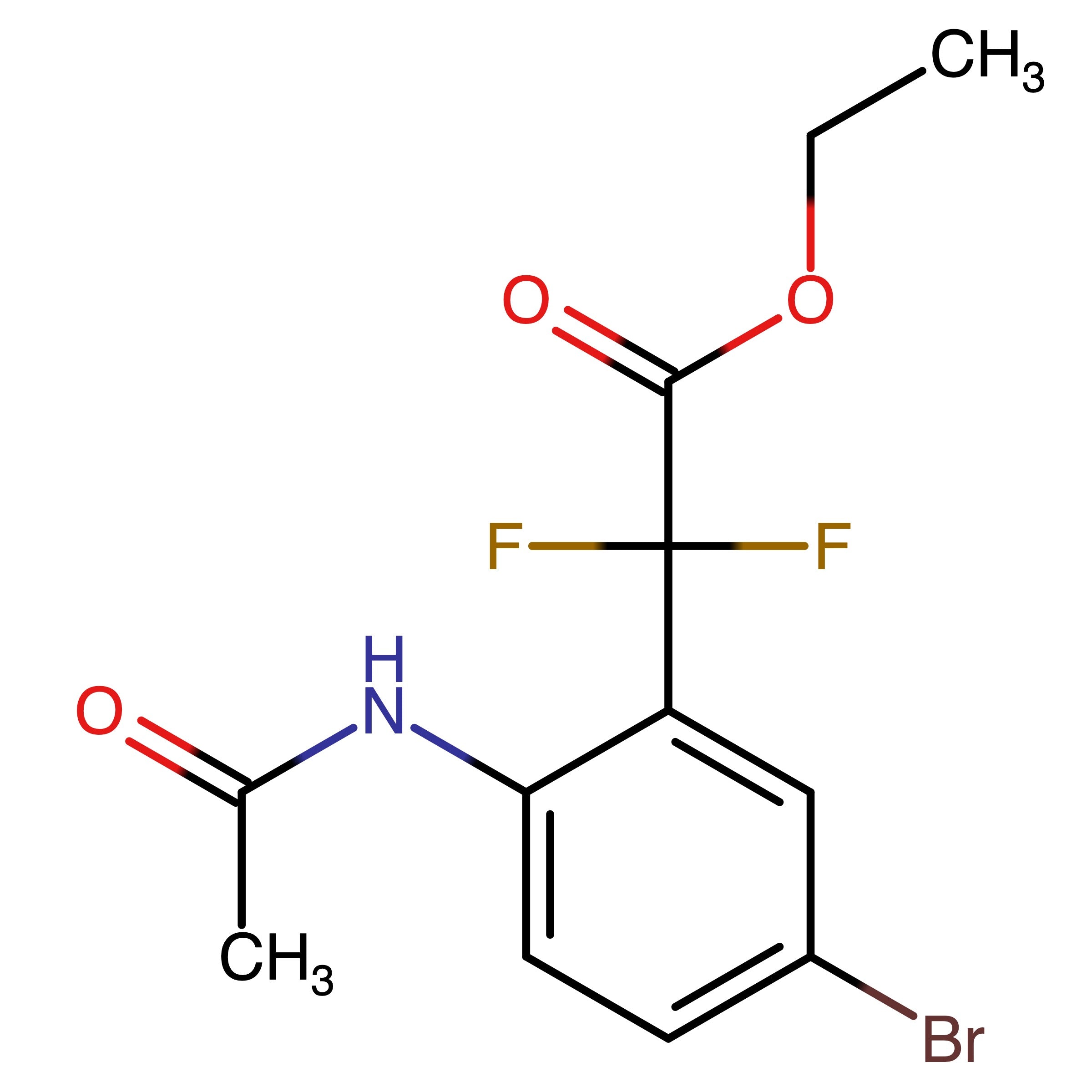 CAS 1286792-93-5 | Ethyl 2-(2-acetamido-5-bromophenyl)-2,2-difluoroacetate
