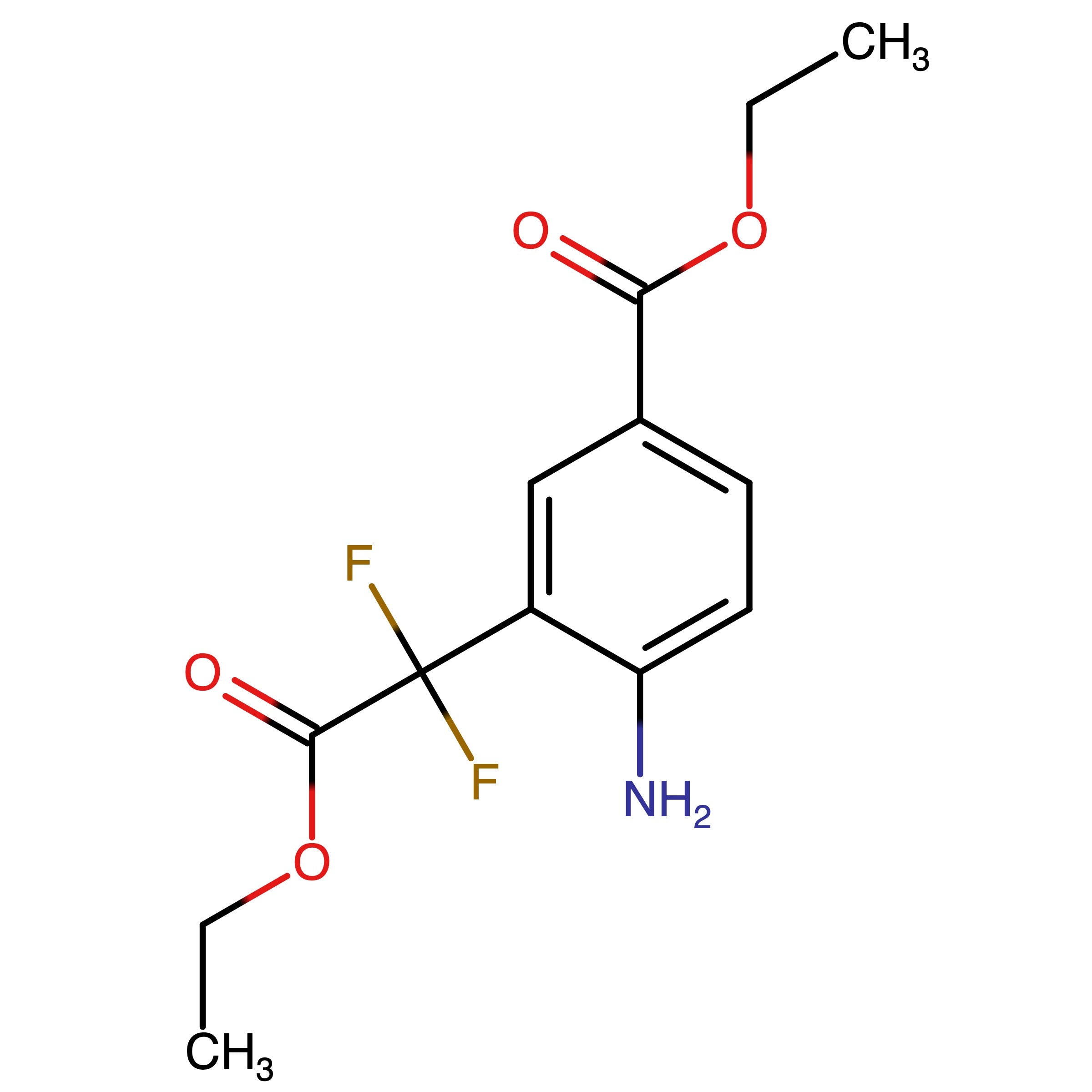 CAS 1286792-97-9 | Ethyl 4-amino-3-(2-ethoxy-1,1-difluoro-2-oxoethyl)benzoate