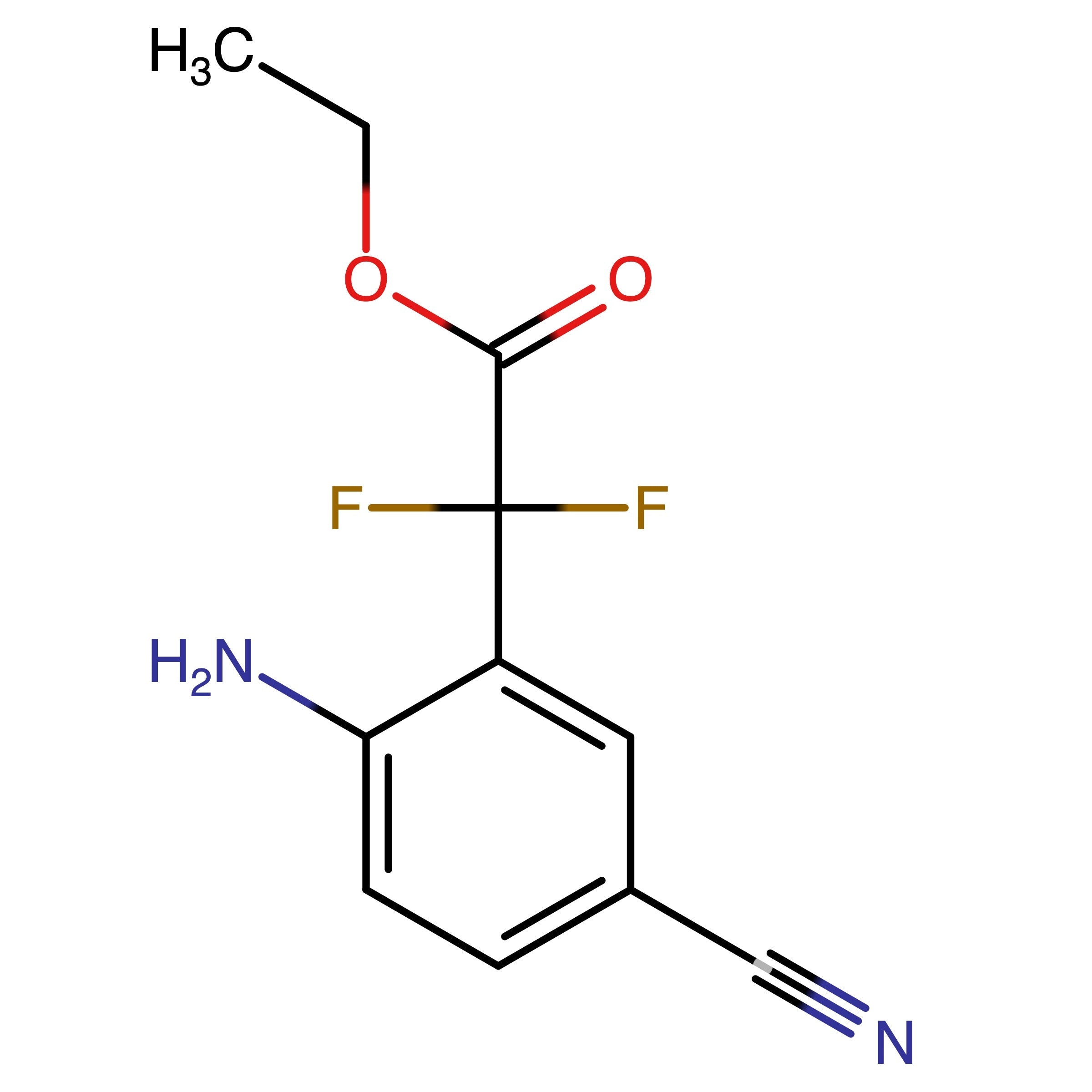 CAS 1286792-99-1 | Ethyl 2-(2-aminobenzonitril)e-2,2-difluoroacetate