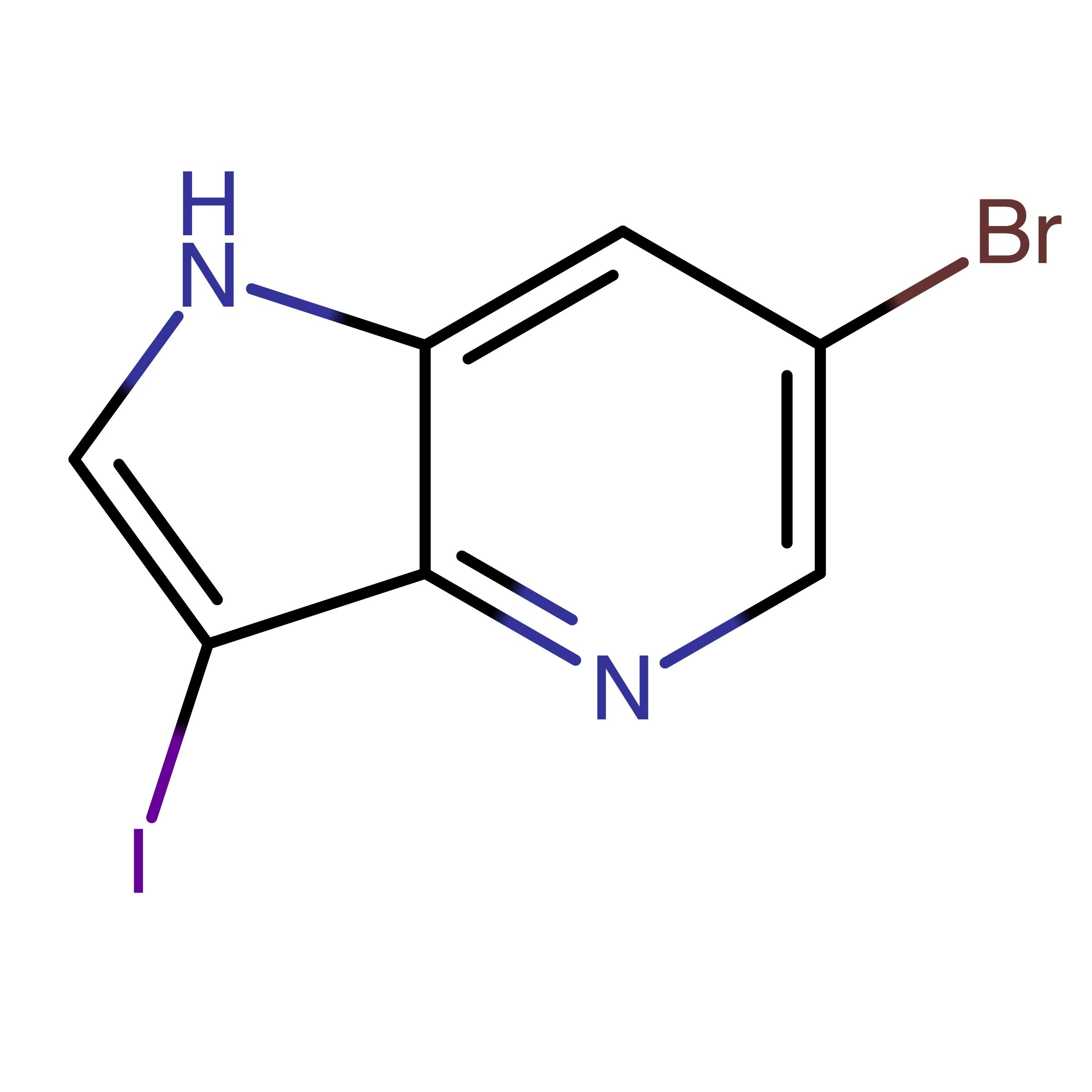 CAS 956485-60-2 | 6-Bromo-3-iodo-1H-pyrrolo[3,2-b]pyridine | MFCD09763666