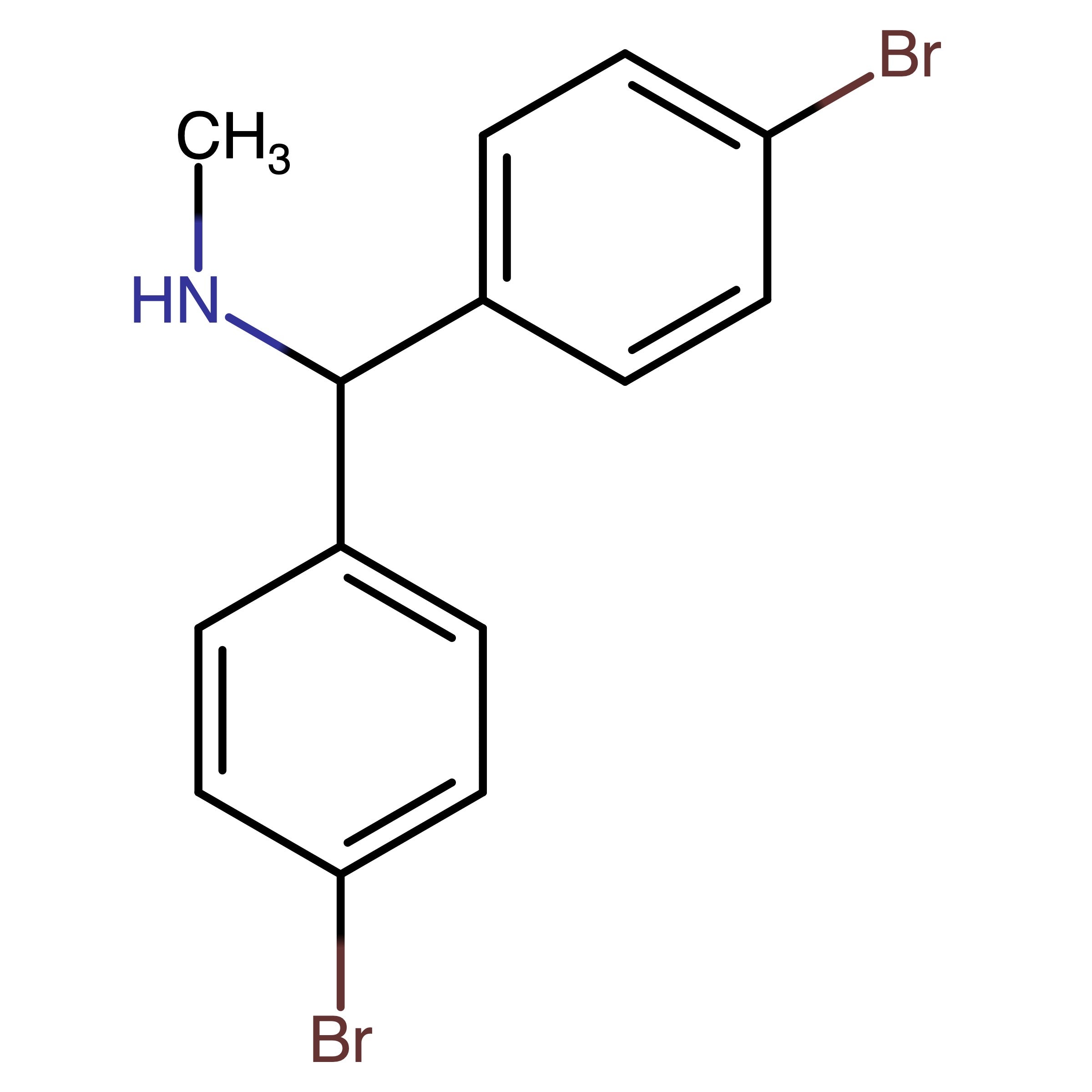 CAS 1156860-57-9 | 1,1-Bis(4-bromophenyl)-N-methylmethanamine