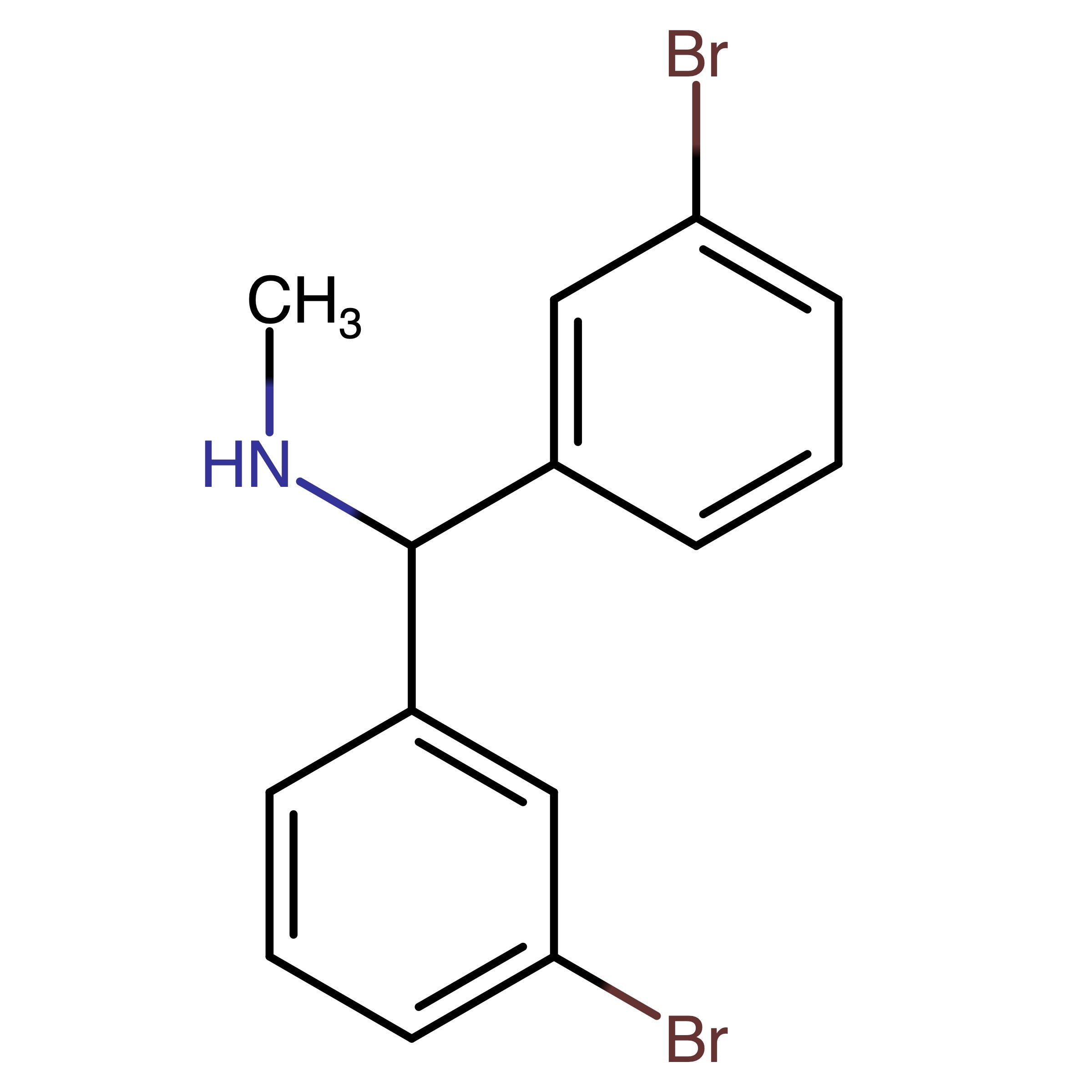 CAS 2243410-21-9 | 1,1-Bis(3-bromophenyl)-N-methylmethanamine
