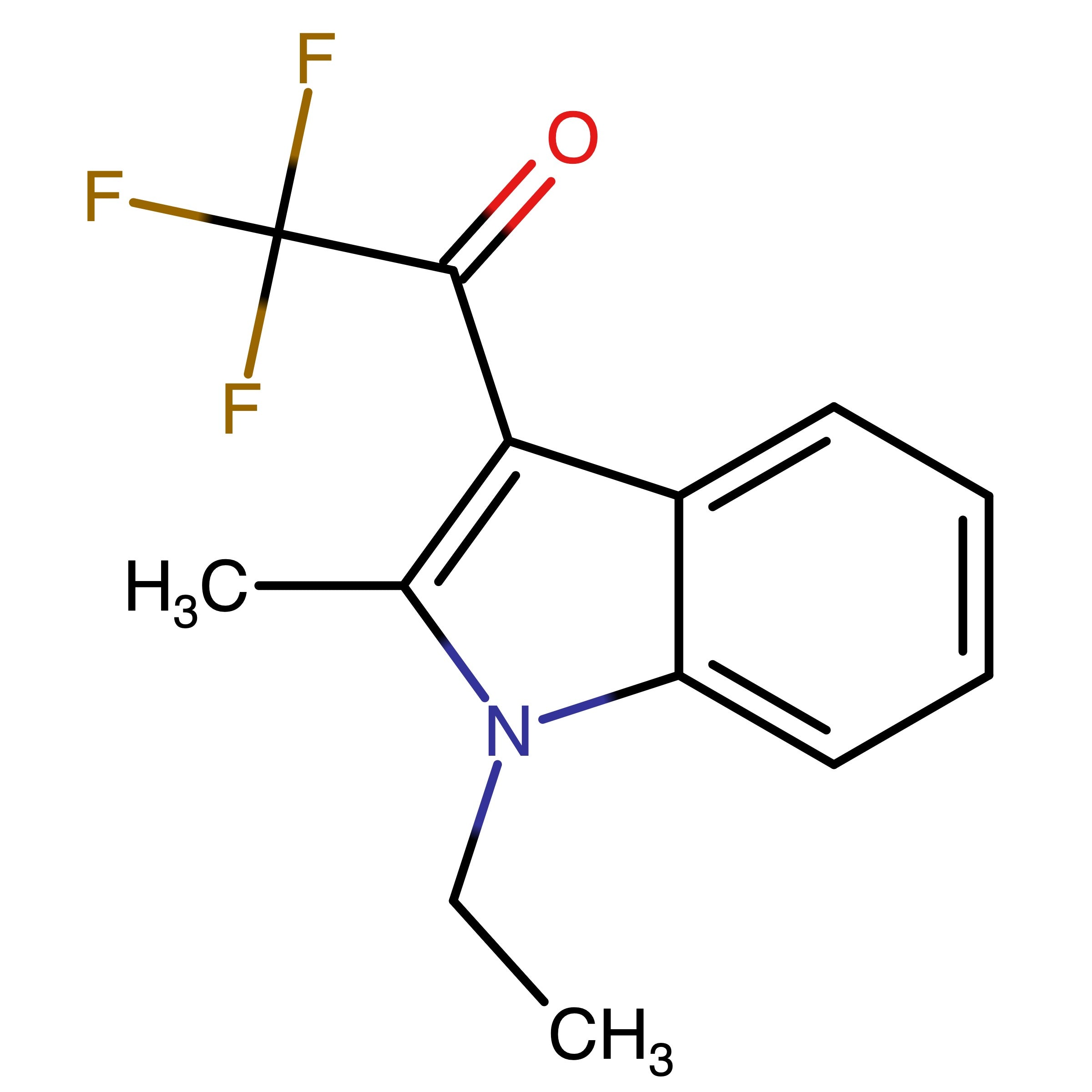 CAS 1909296-11-2 | 1-(1-Ethyl-2-methyl-1H-indol-3-yl)-2,2,2-trifluoroethan-1-one