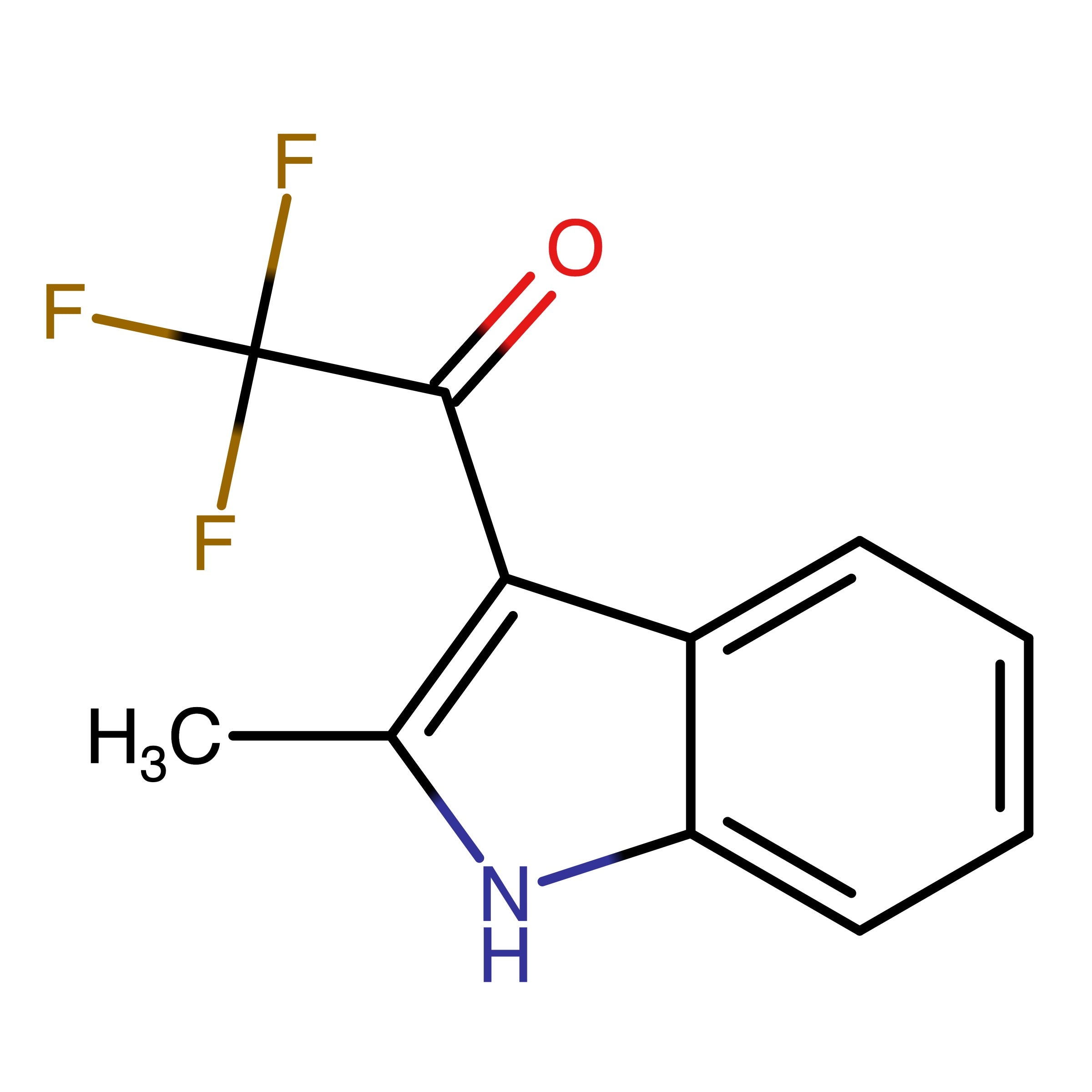 CAS 441-29-2 | 2,2,2-Trifluoro-1-(2-methyl-1H-indol-3-yl)ethan-1-one | MFCD01830658