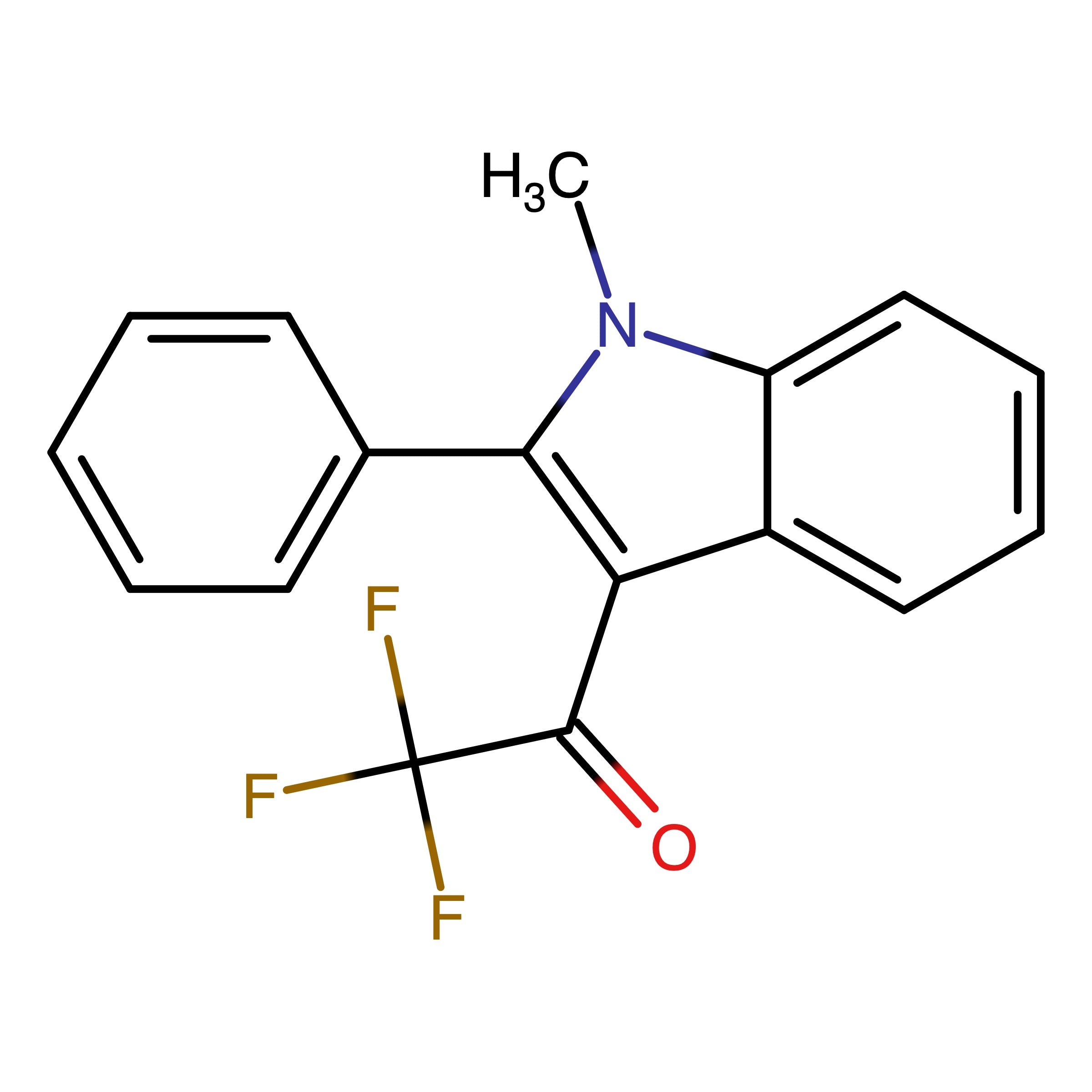 CAS 59050-39-4 | 2,2,2-Trifluoro-1-(1-methyl-2-phenyl-1H-indol-3-yl)ethan-1-one